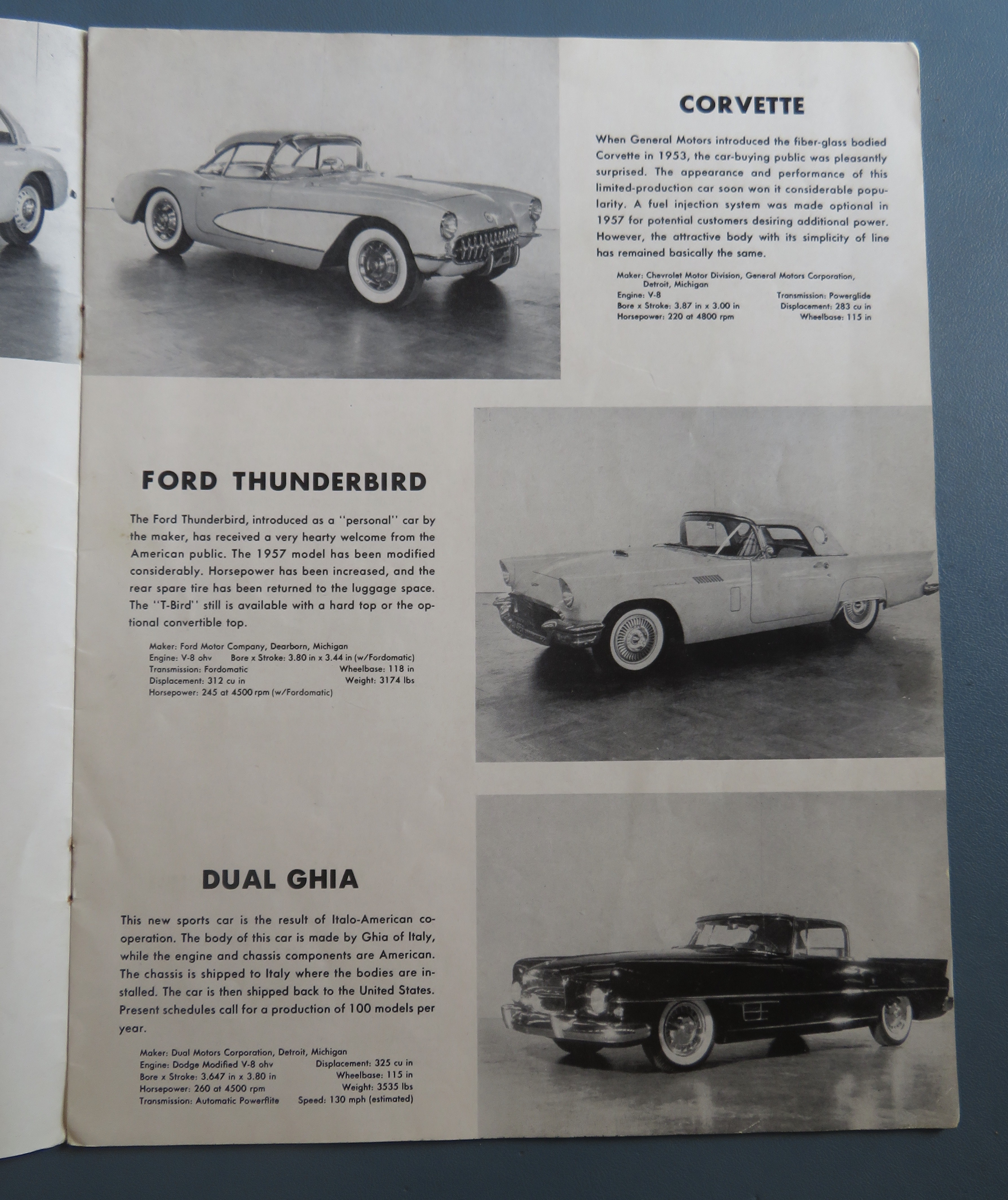 Sports Cars In Review Magazine 1950's Henry Ford Museum
