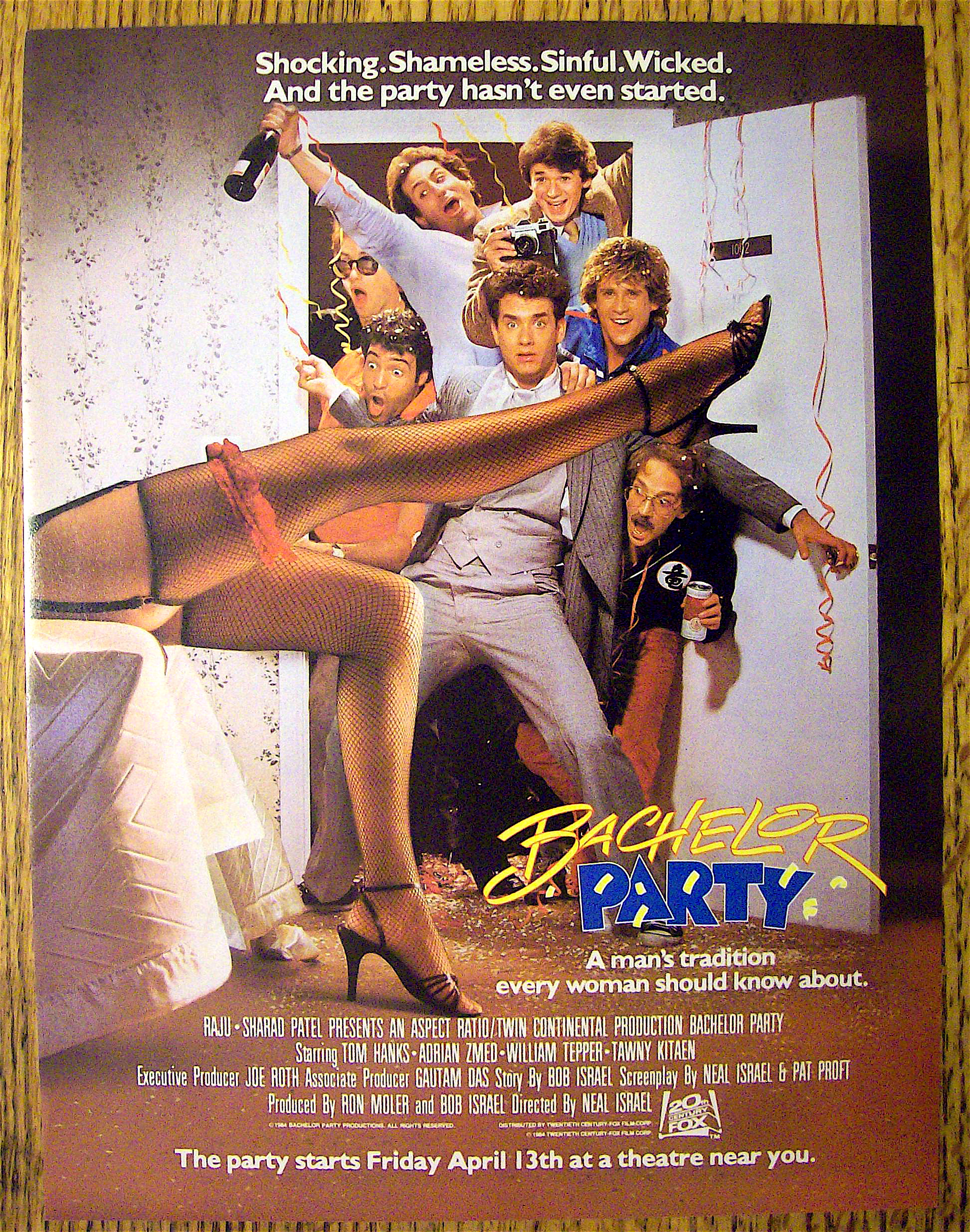 1984 Bachelor Party with Tom Hanks