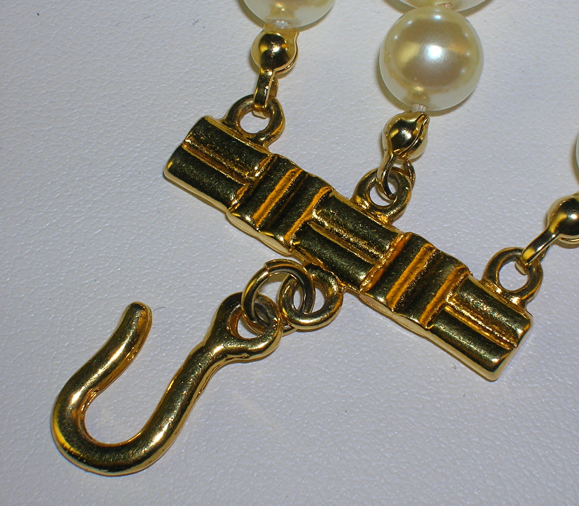 Pearls Carolee Blue Glass Handknotted