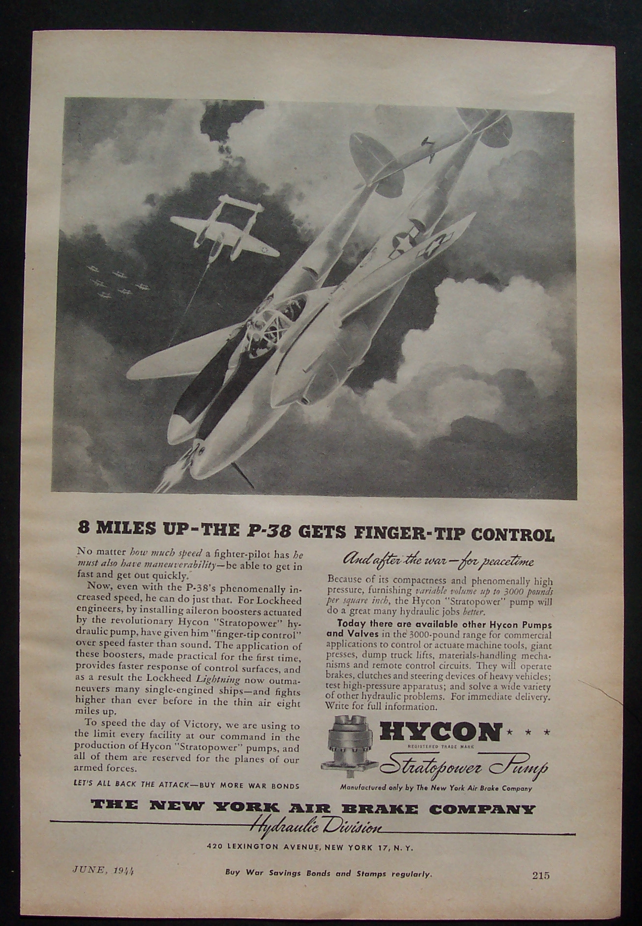 1944  Hycon  Stratopower  Pump