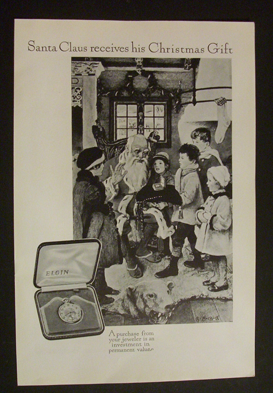 1926 Elgin Watches with Santa