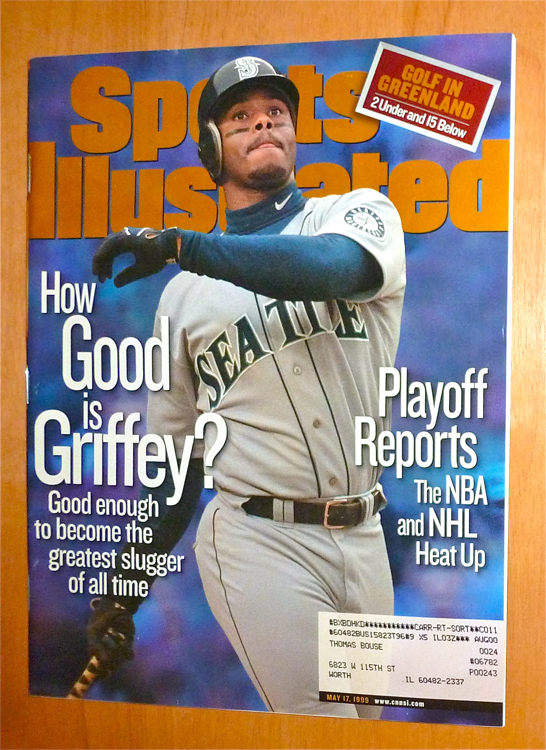 Sports Illustrated Magazine-May 17, 1999-Ken Griffey Jr