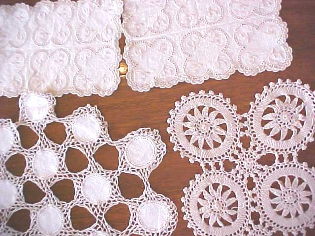 Beautiful Crochet Doilies Scarves 10 PC