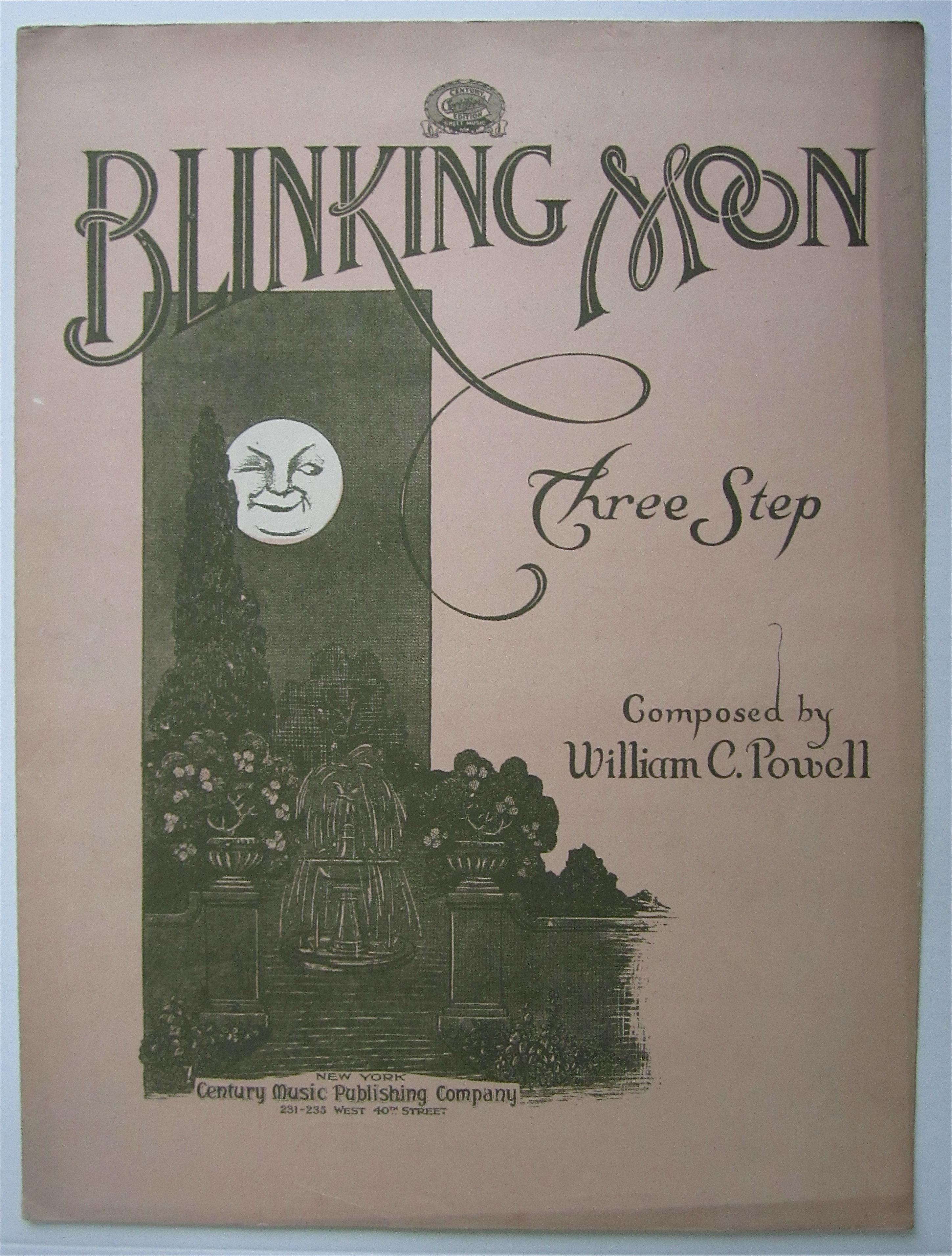 Sheet Music 1908 Blinking Moon Three Step