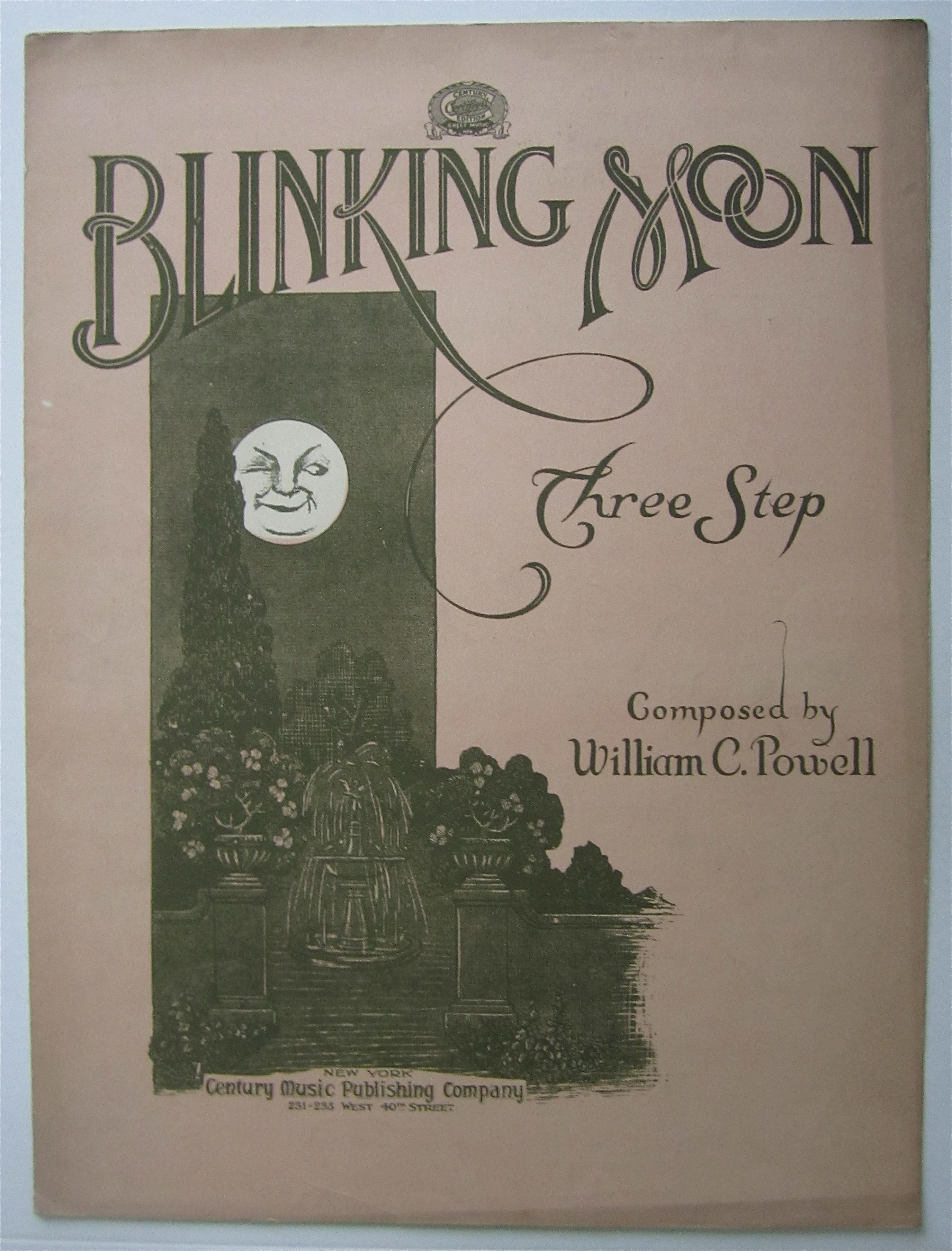 Sheet Music 1908 Blinking Moon Three Step