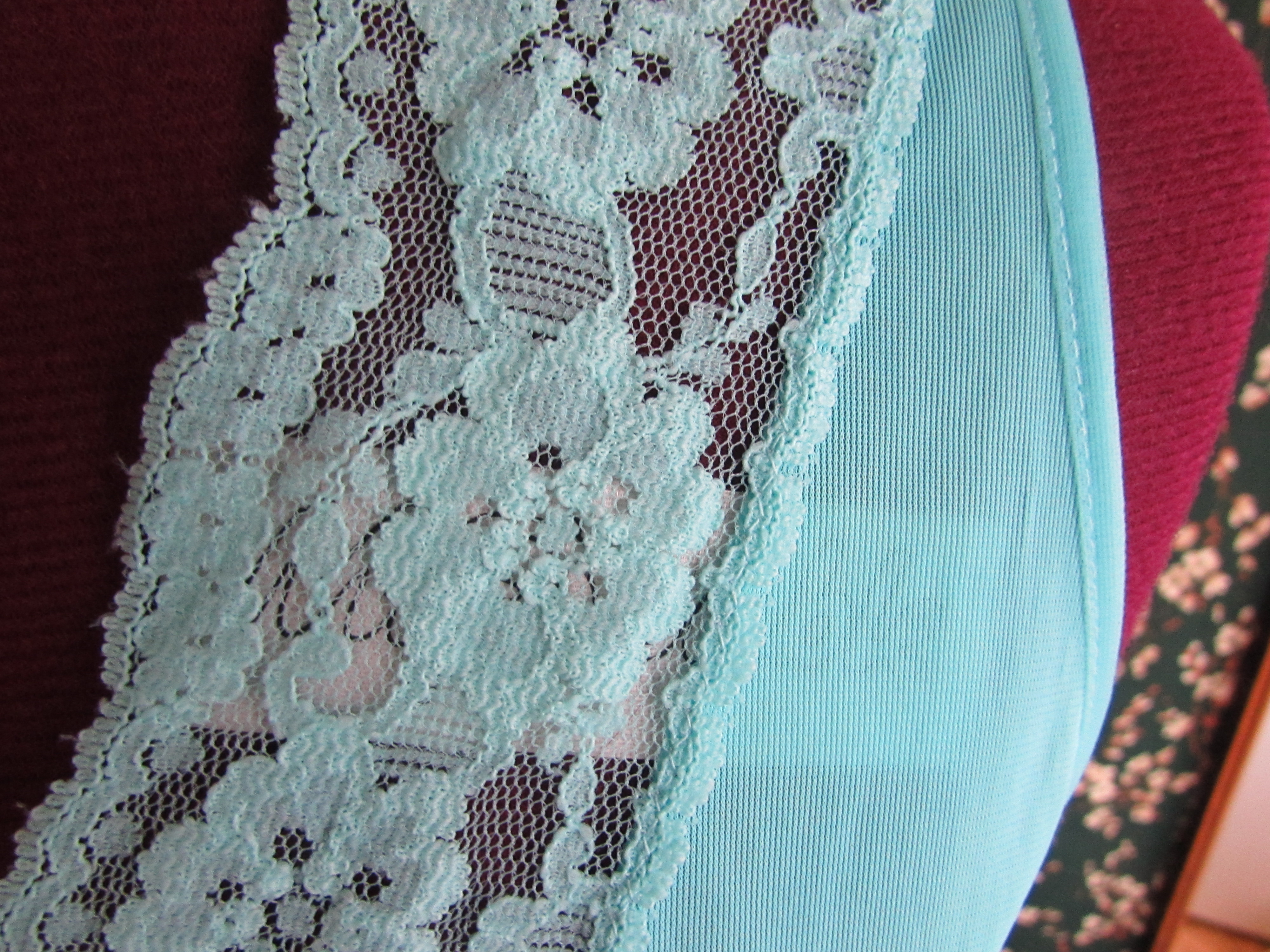 Vintage Nans Flower Nylon Nightgown size Medium