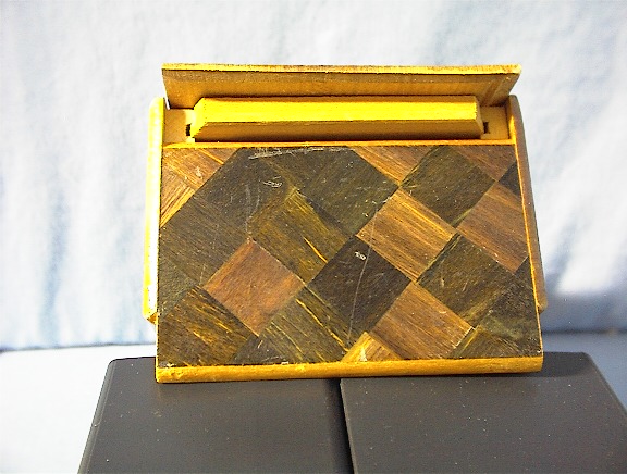Oriental Wooden 3 Step Puzzle Box
