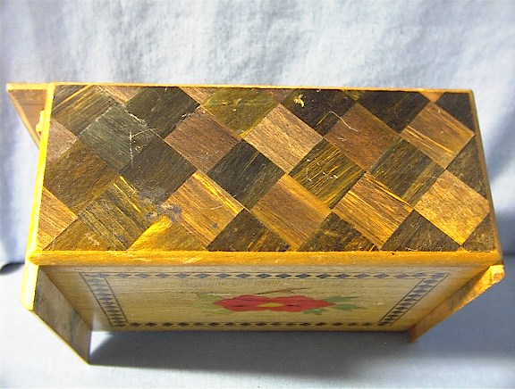 Oriental Wooden 3 Step Puzzle Box