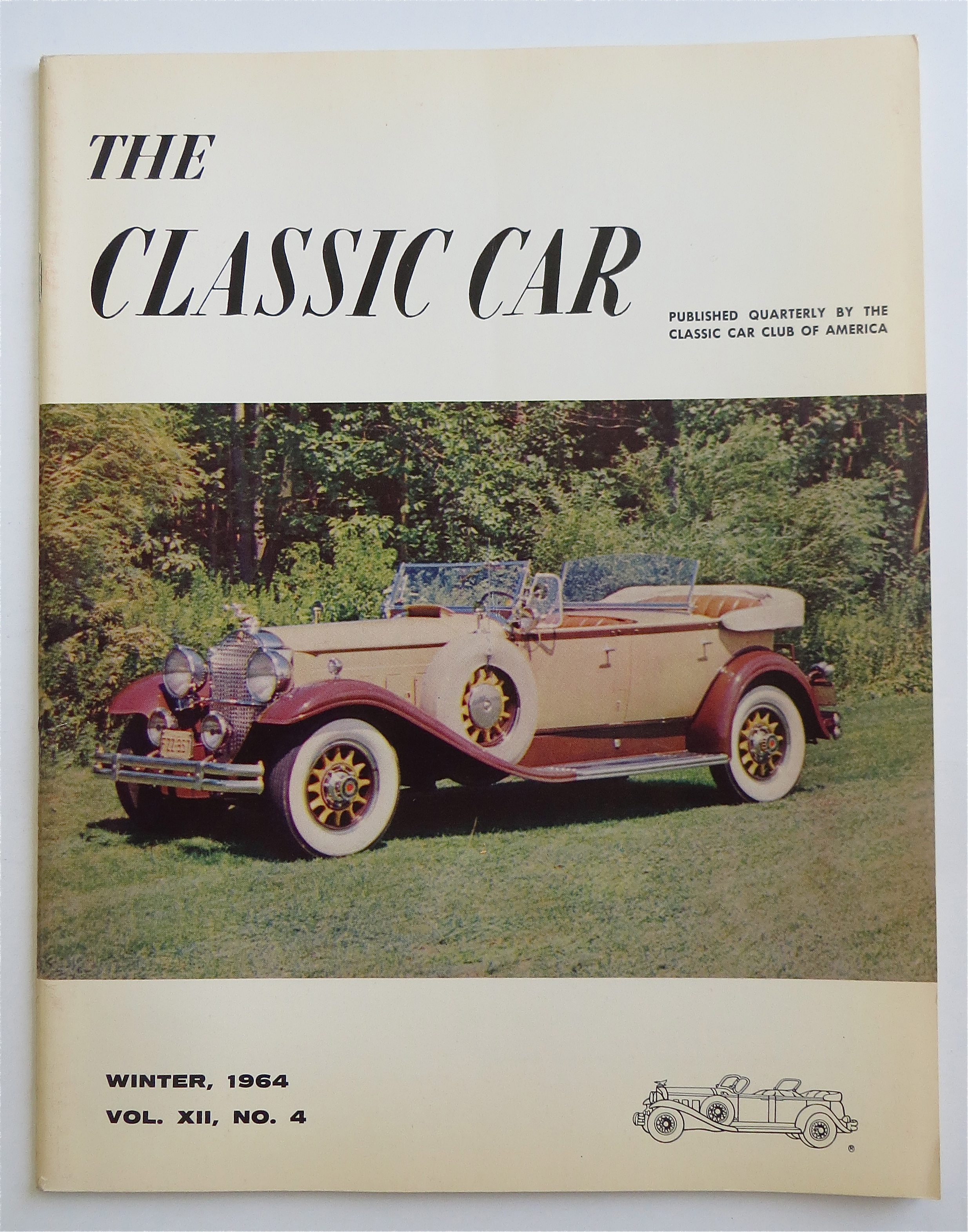Classic Car Magazine Winter 1964 1931 Packard Phaeton
