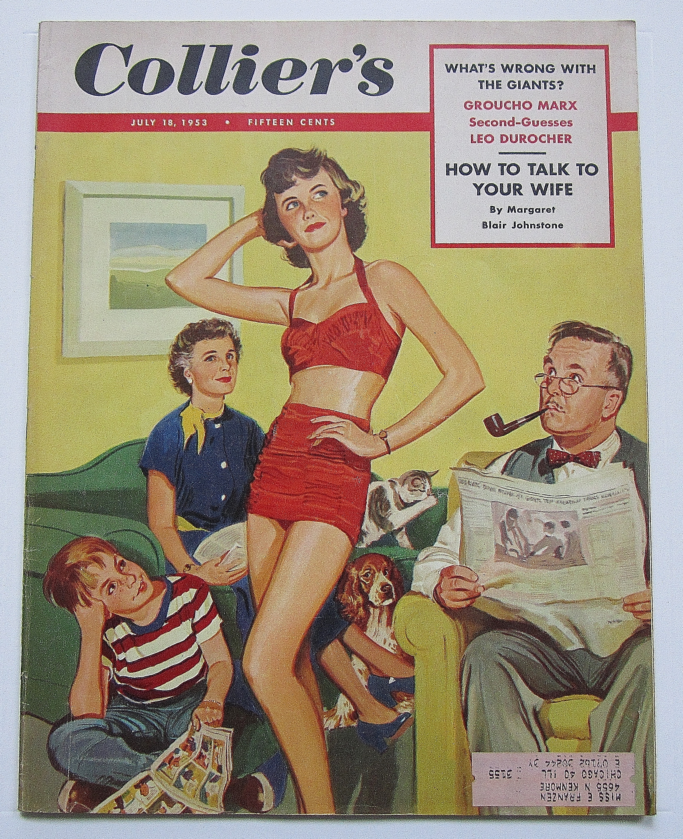 Collier's Magazine July 18, 1953 Groucho Marx