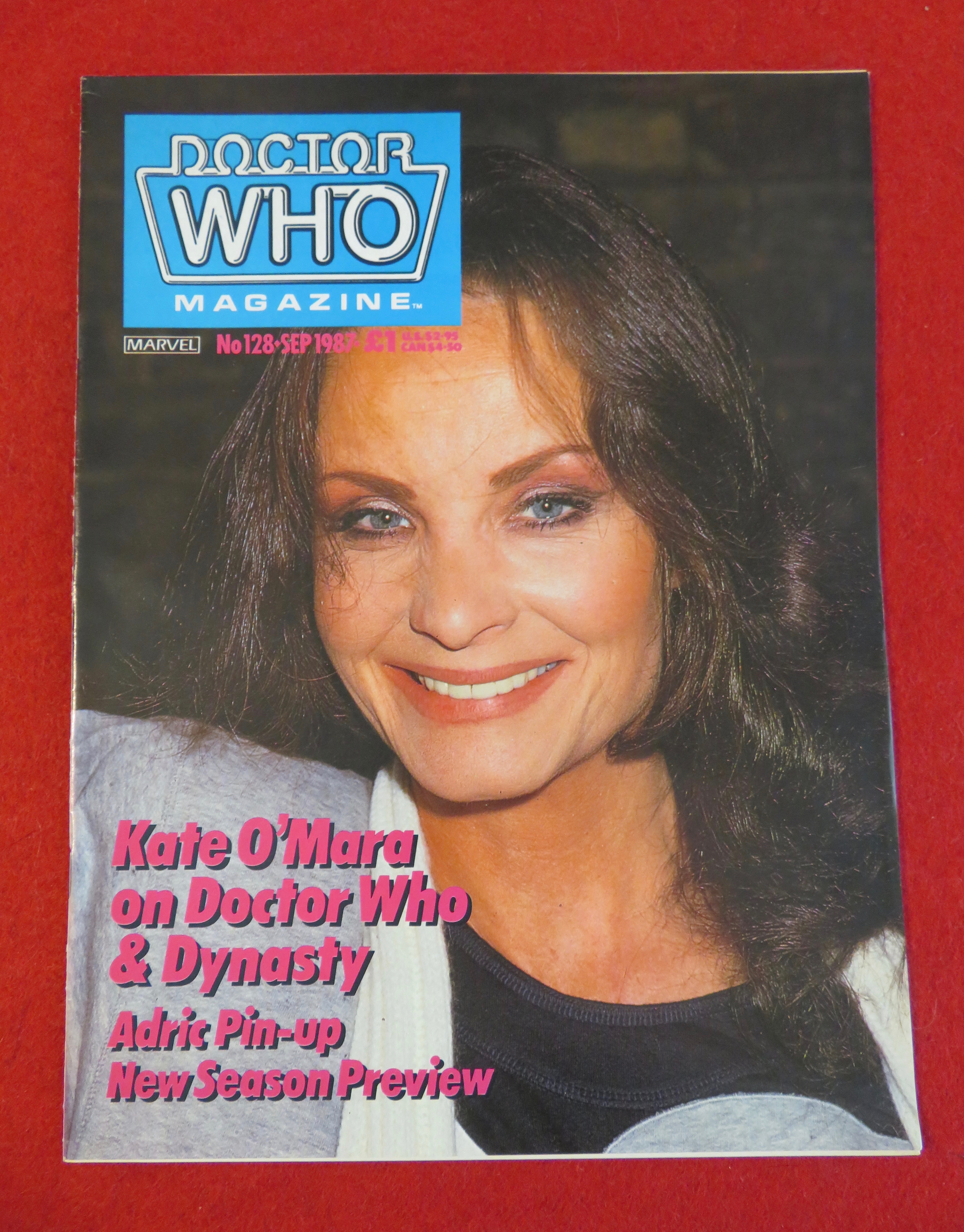 Doctor Who Magazine September 1987 Kate O'Mara