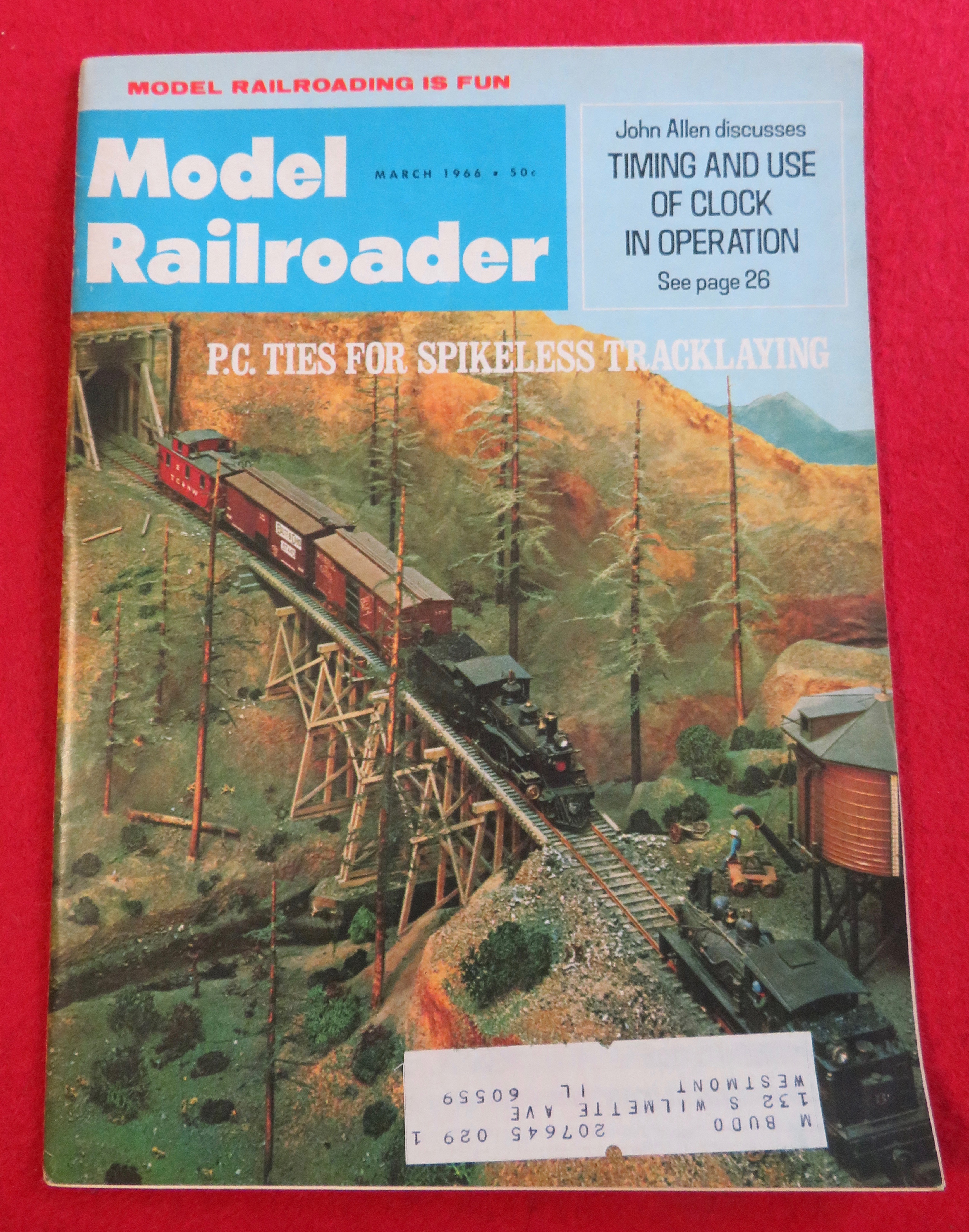 Model Railroader Magazine March 1966