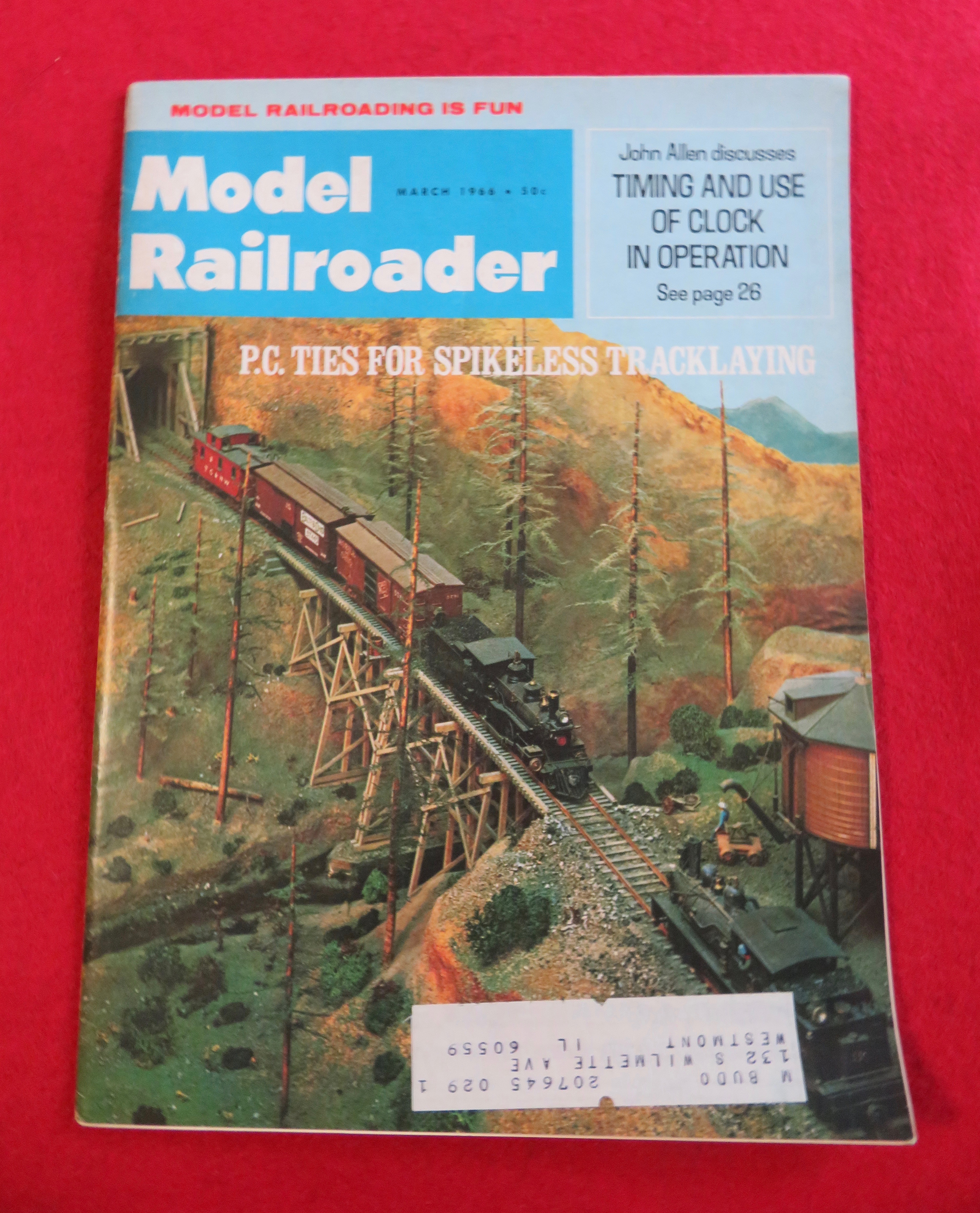 Model Railroader Magazine March 1966
