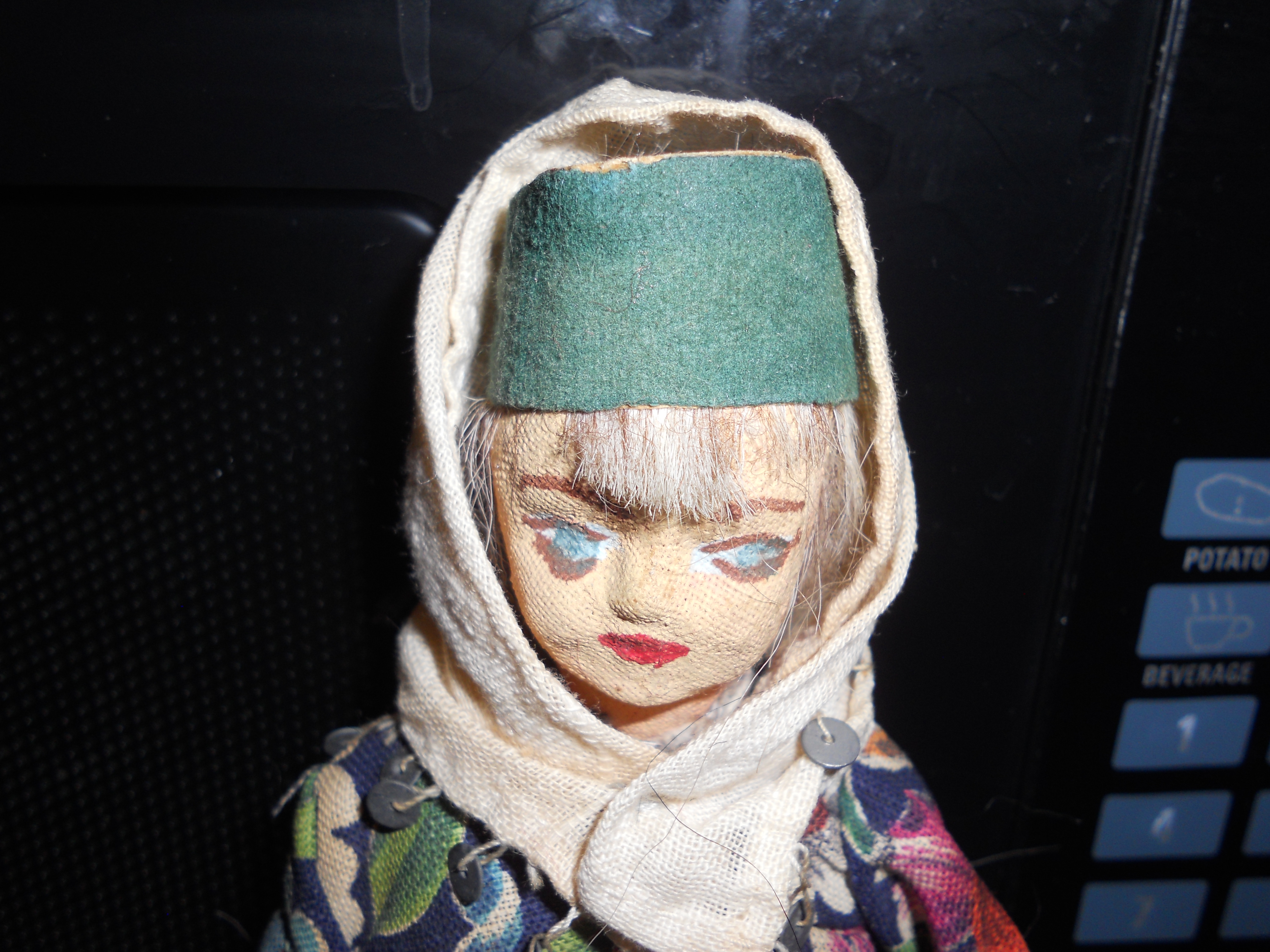Cloth Doll Hand Painted Face