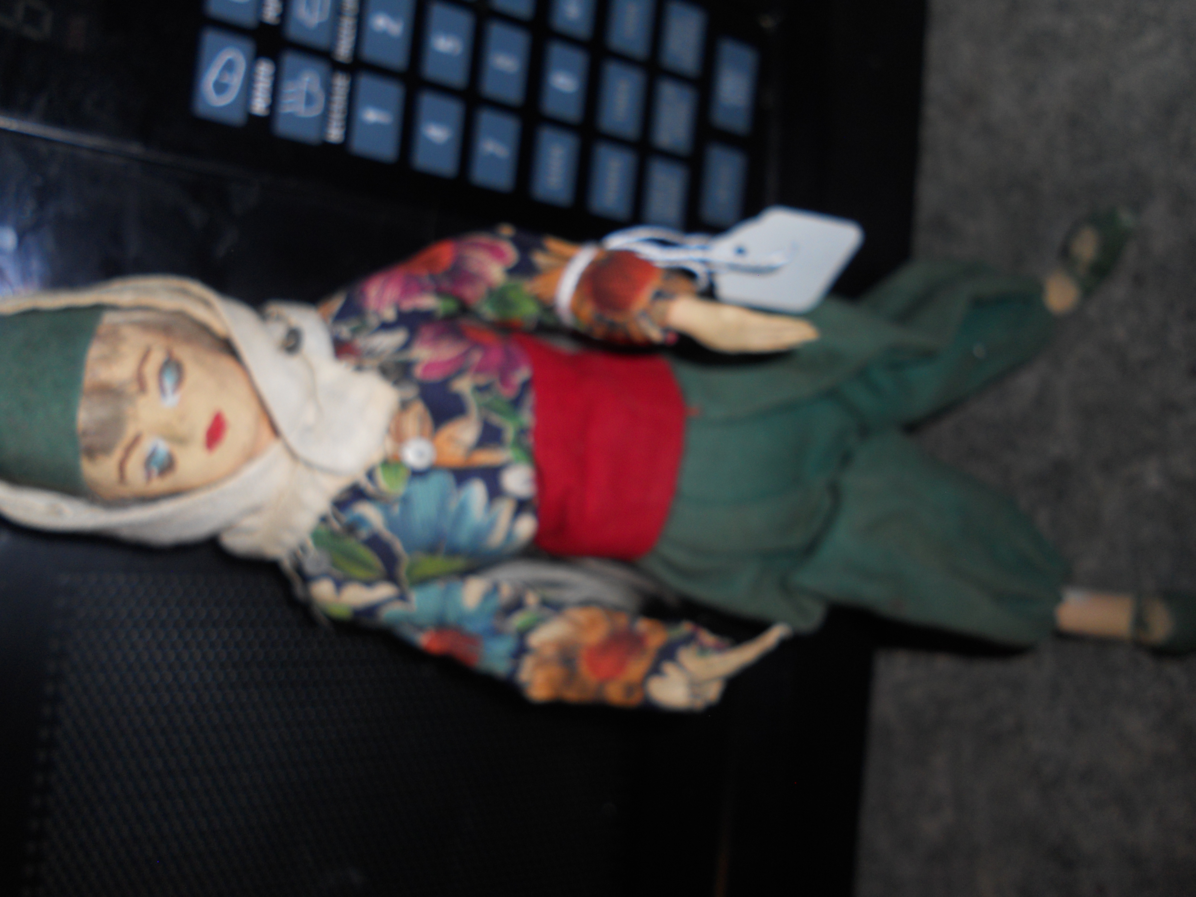 Cloth Doll Hand Painted Face
