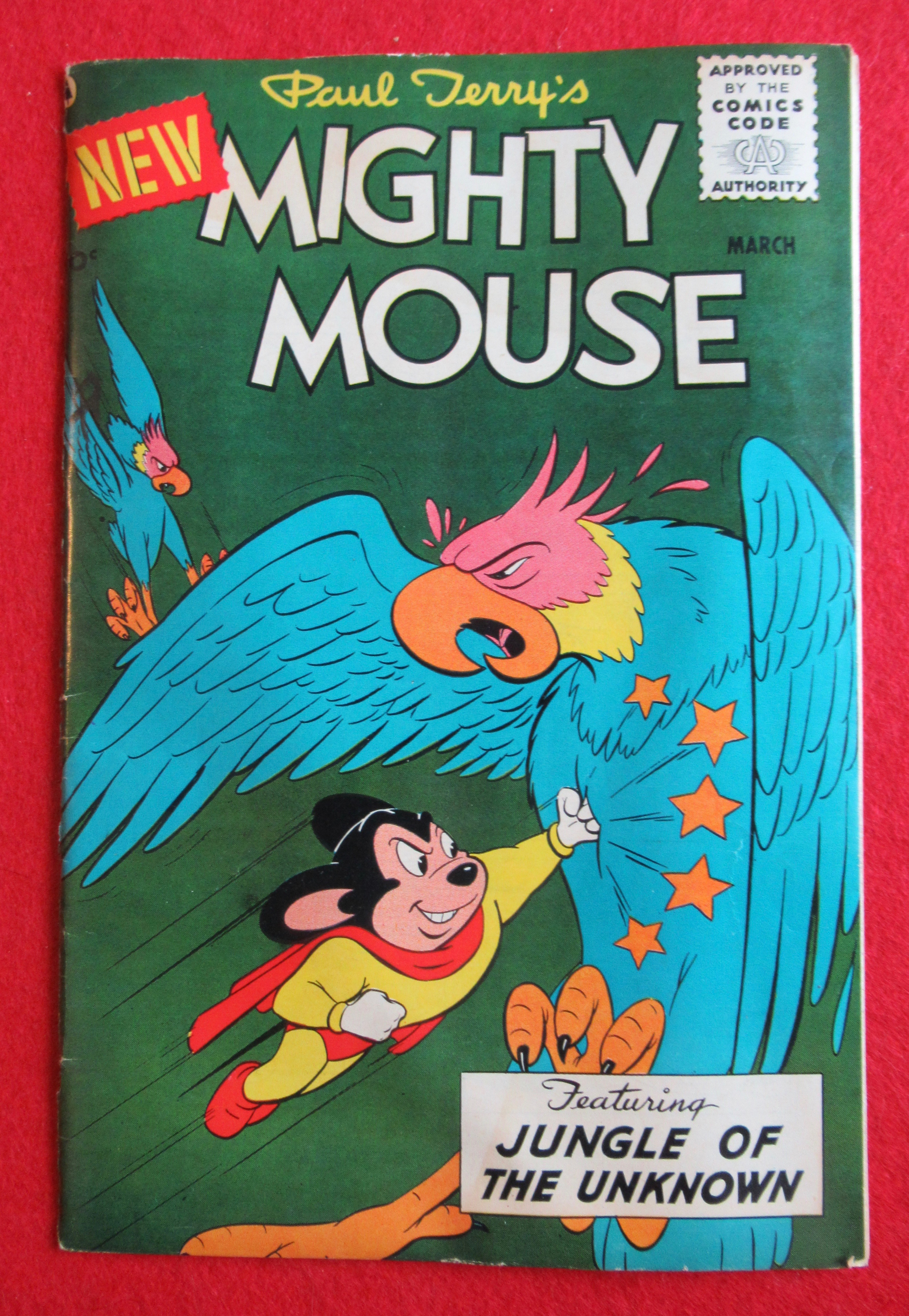 Mighty Mouse Comics March 1956 Jungle Of The Unknown