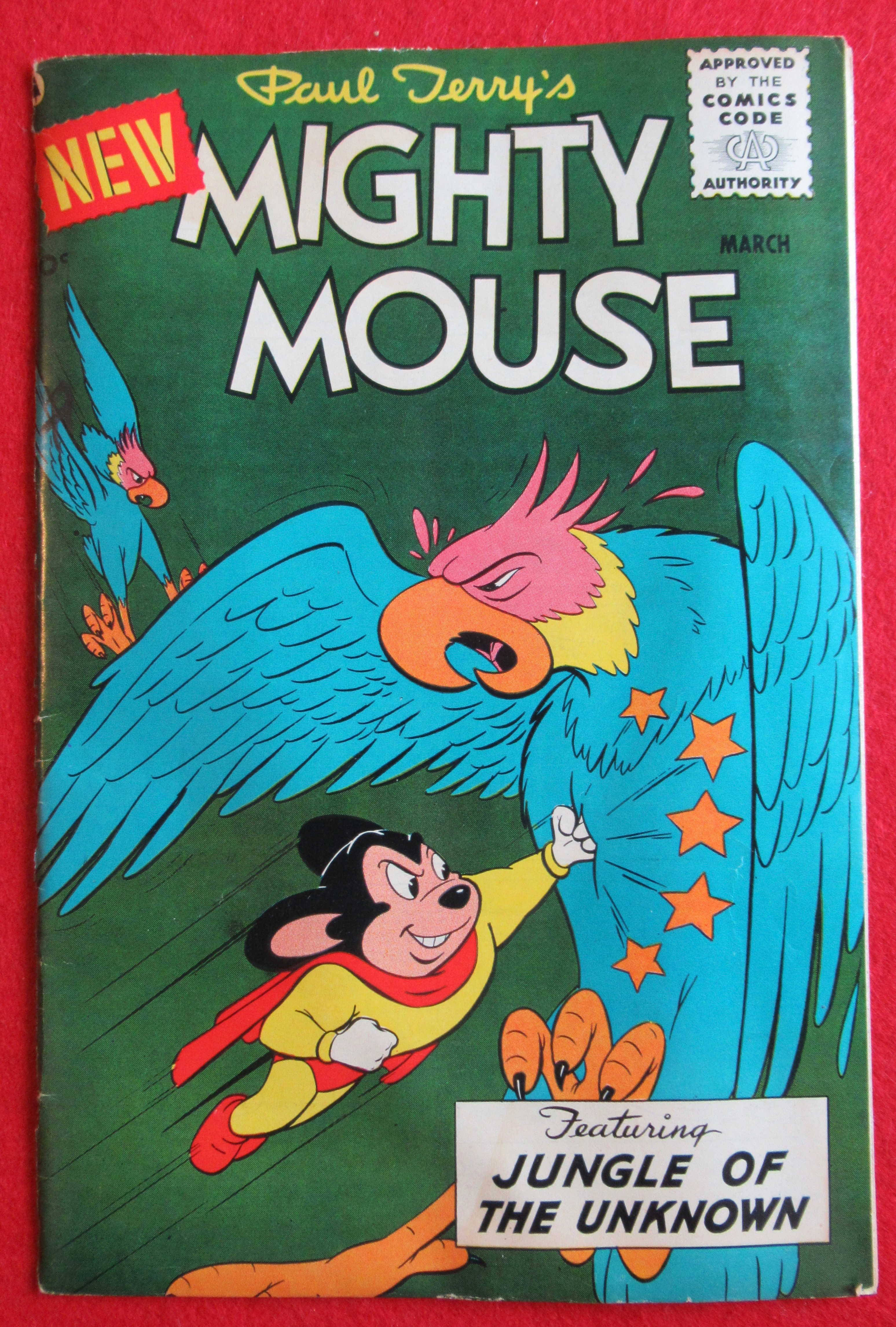 Mighty Mouse Comics March 1956 Jungle Of The Unknown