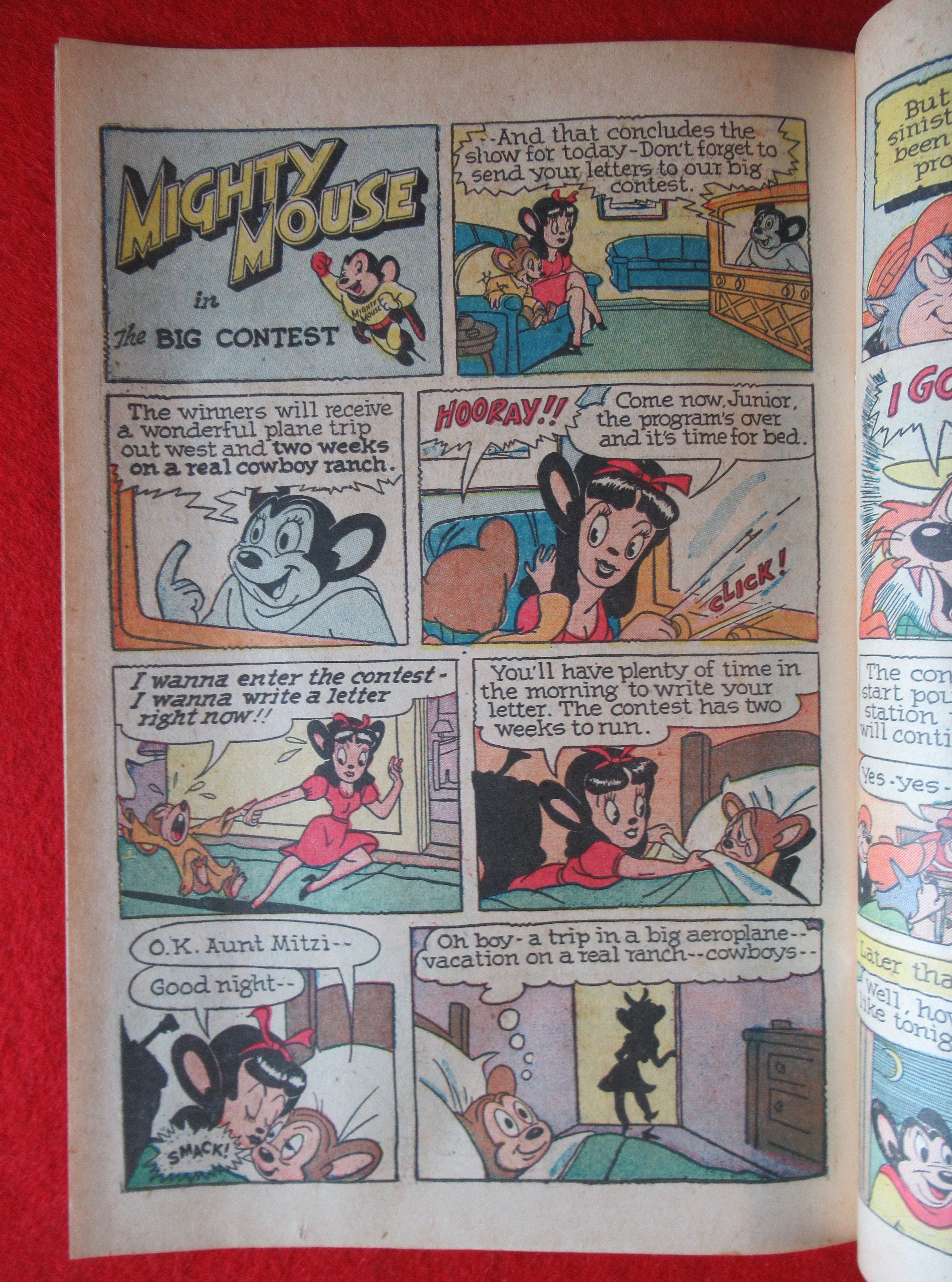 Mighty Mouse Comics March 1956 Jungle Of The Unknown