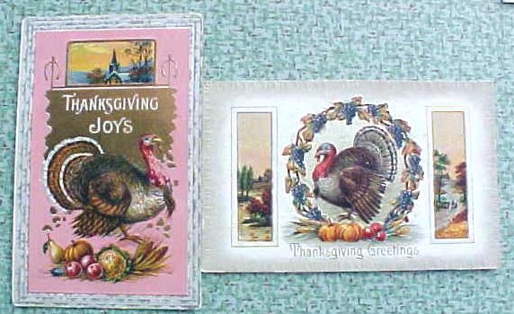 Postcard Lot Thanksgiving Tuck Gibson Winsch Goldie