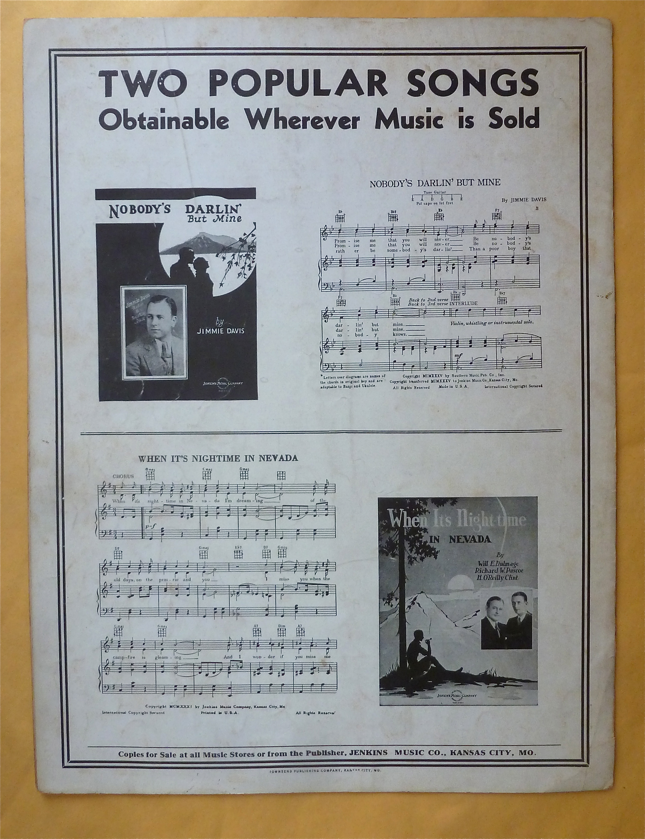 Sheet Music For 1919 12th Street Rag