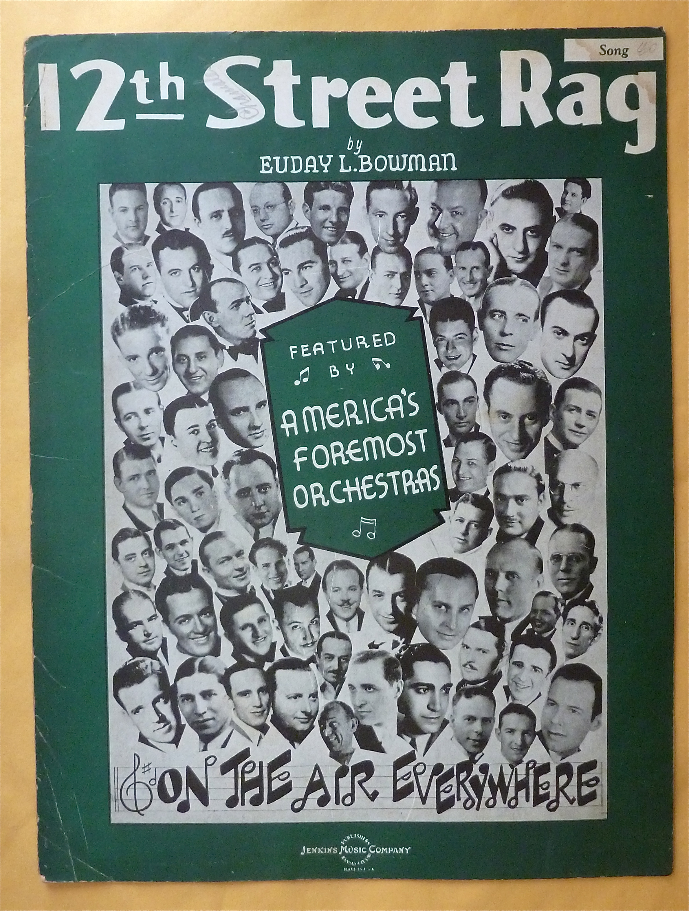 Sheet Music For 1919 12th Street Rag