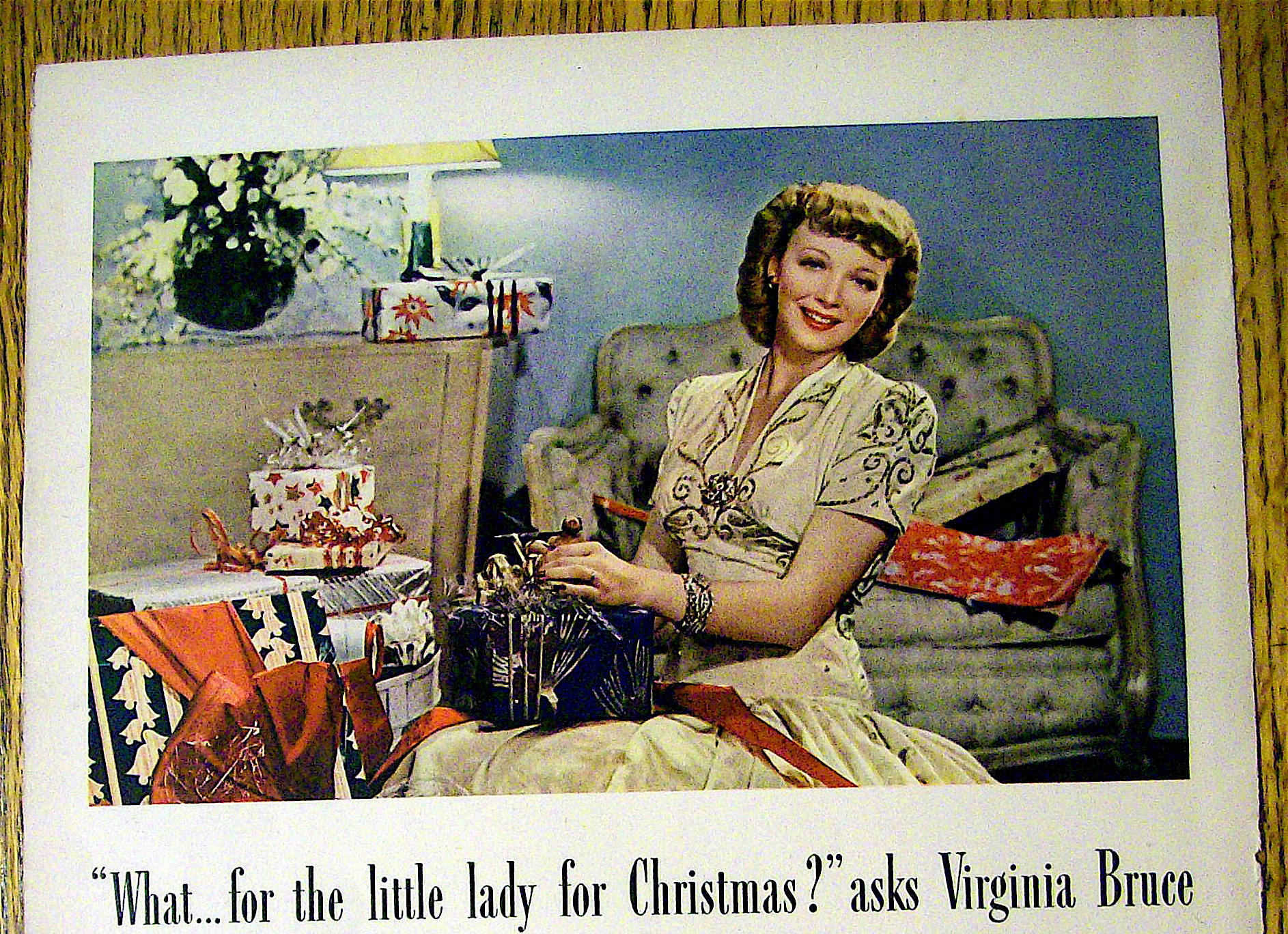 1940 1847 Rogers Brothers Silverplate w/Virginia Bruce