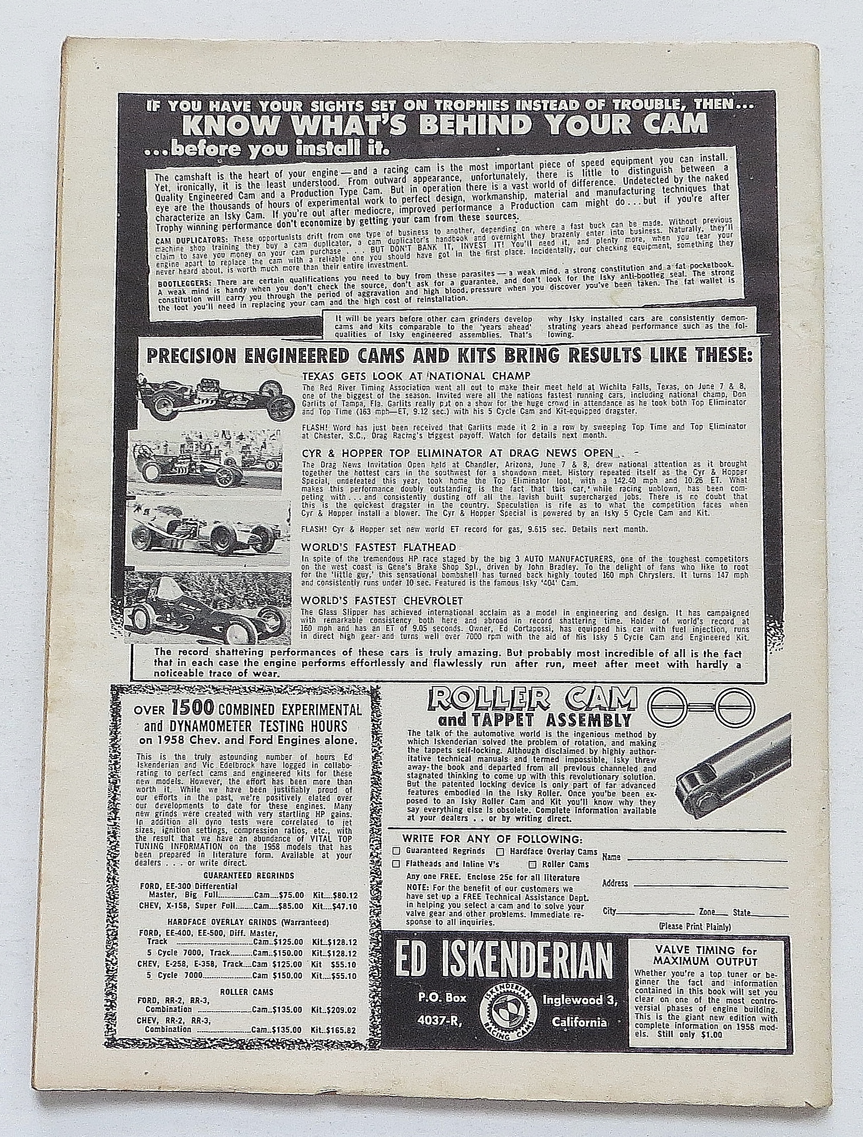 Rod Builder & Customizer November 1958 Mothball Monster