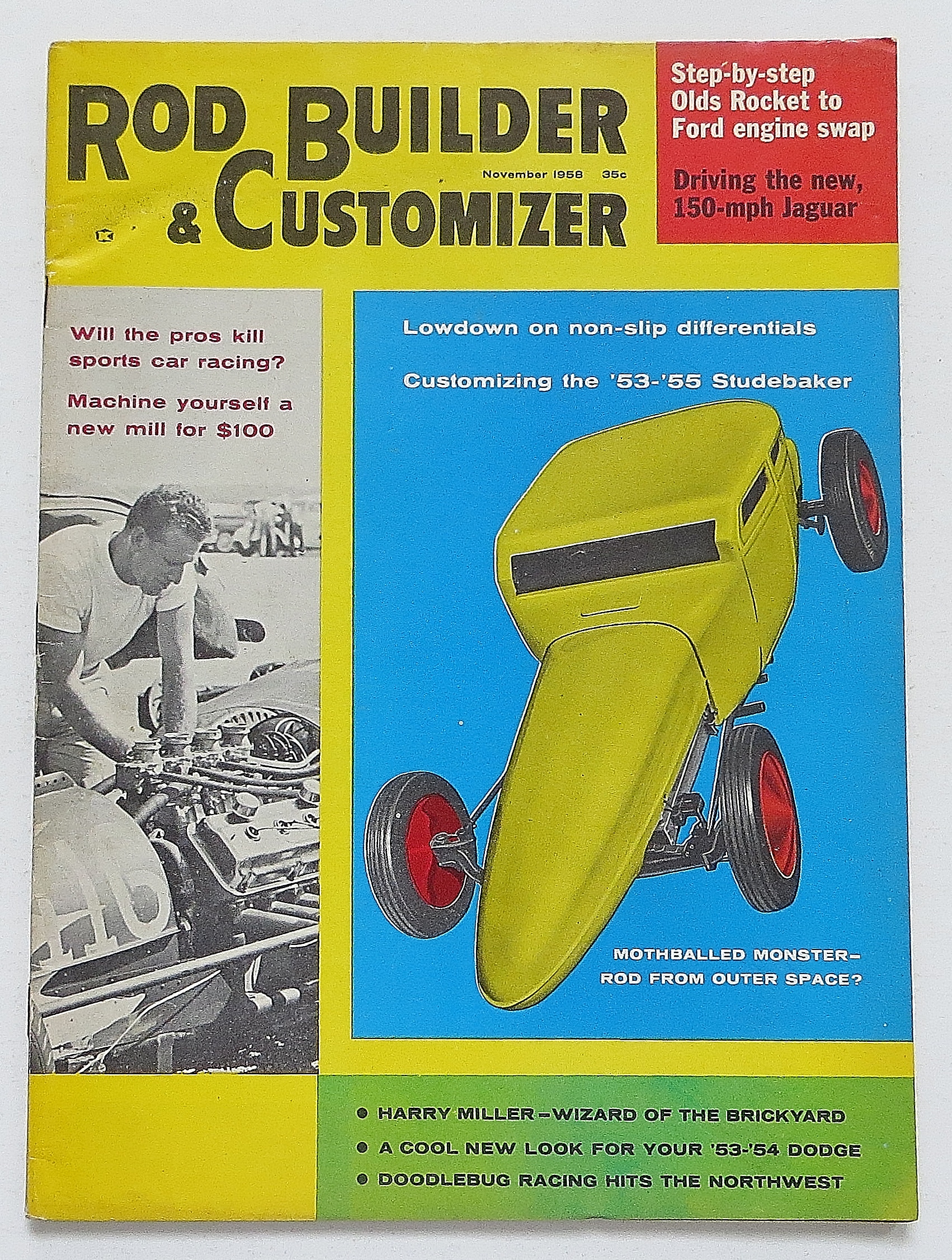 Rod Builder & Customizer November 1958 Mothball Monster