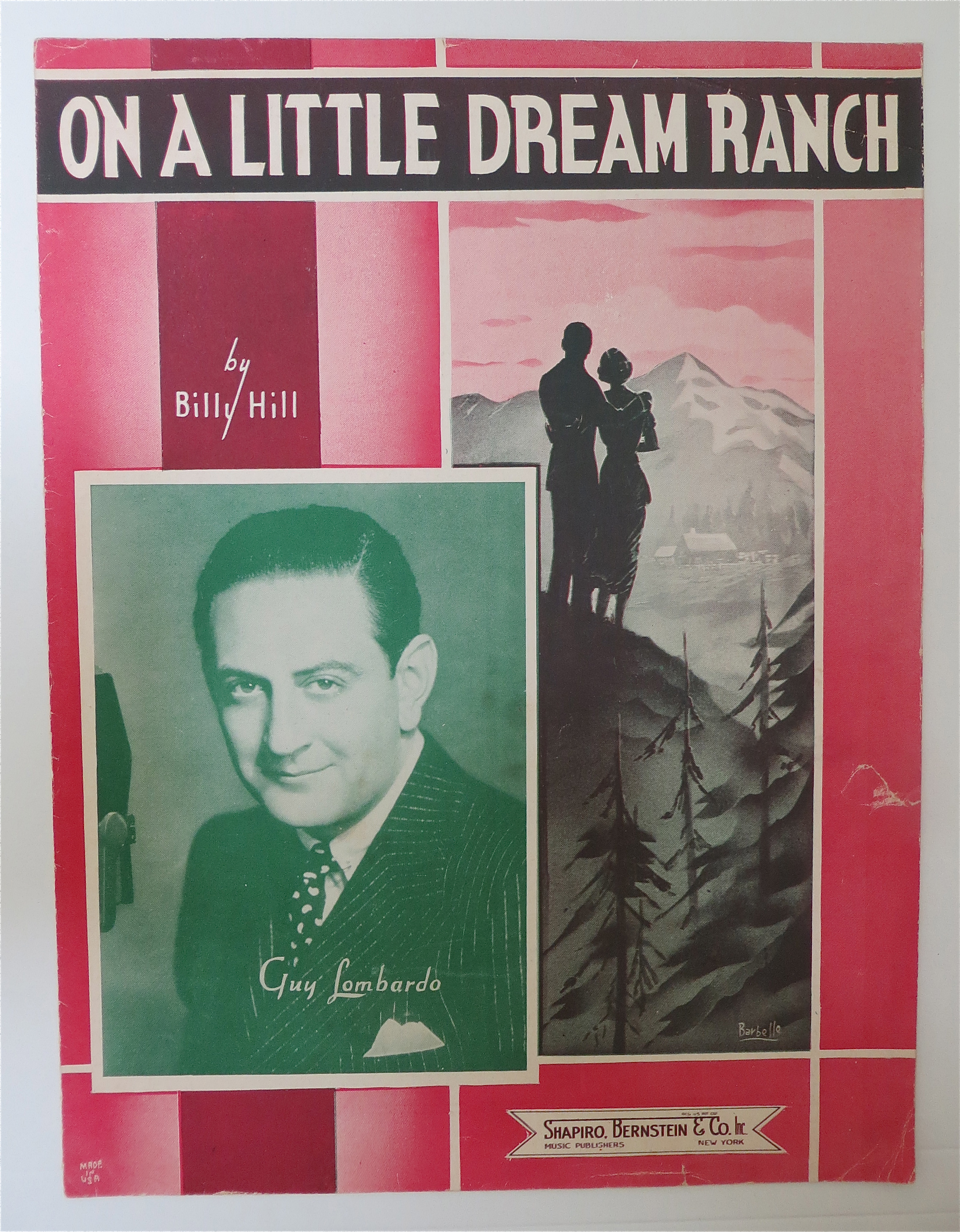 Sheet Music For 1937 On A Little Dream Ranch