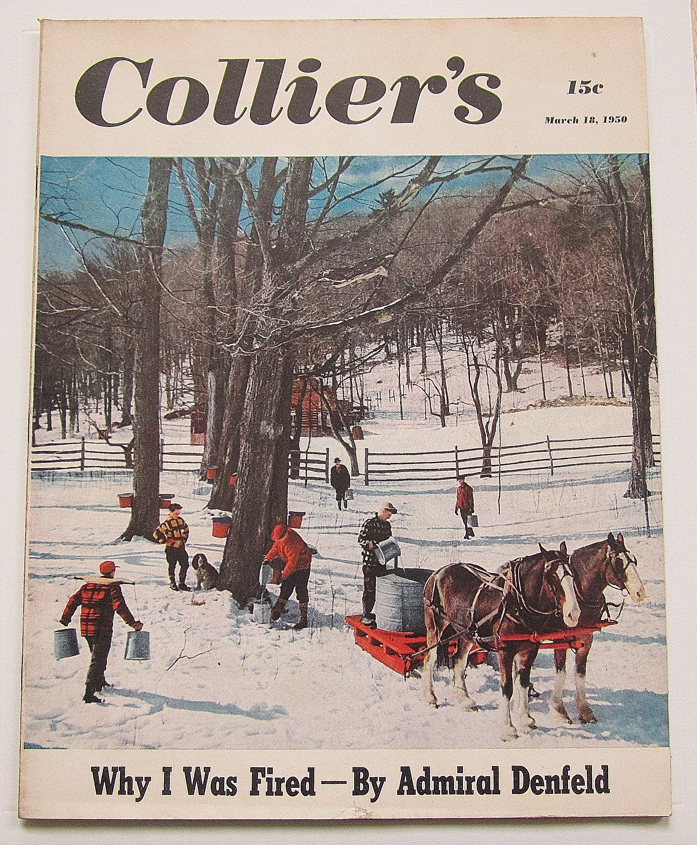 Collier's Magazine March 18, 1950 Admiral Denfeld