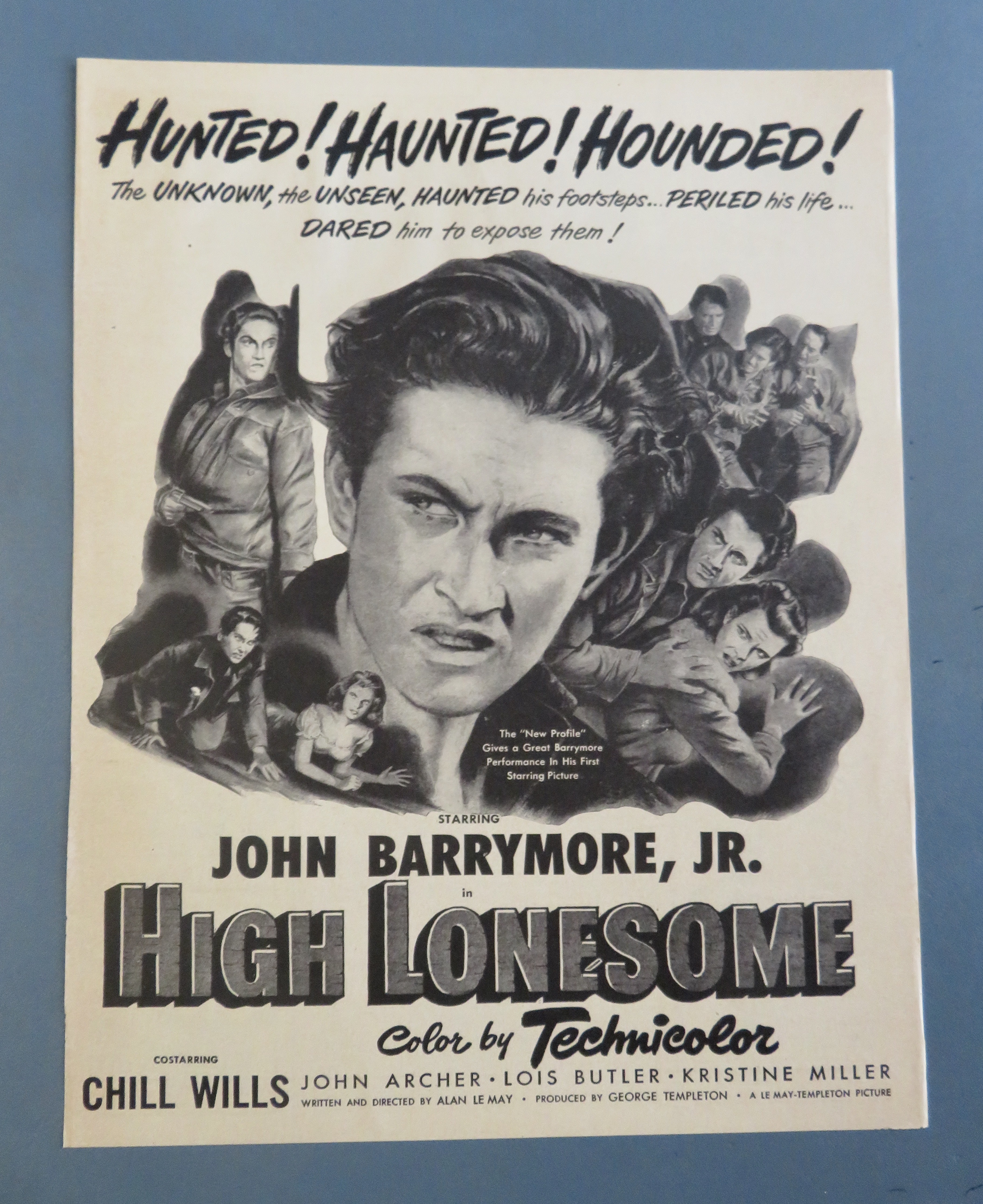1950 High Lonesome with John Barrymore Jr
