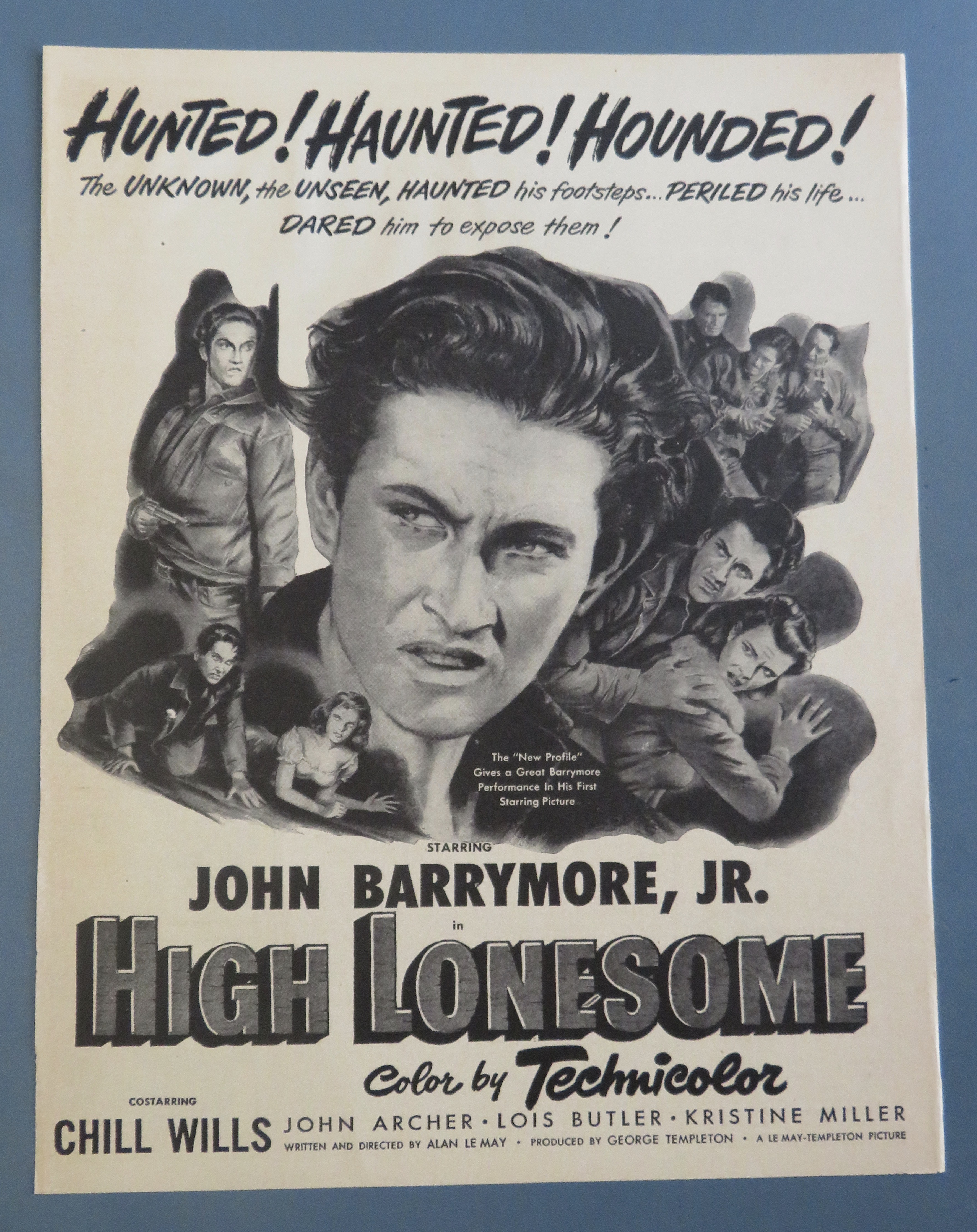 1950 High Lonesome with John Barrymore Jr