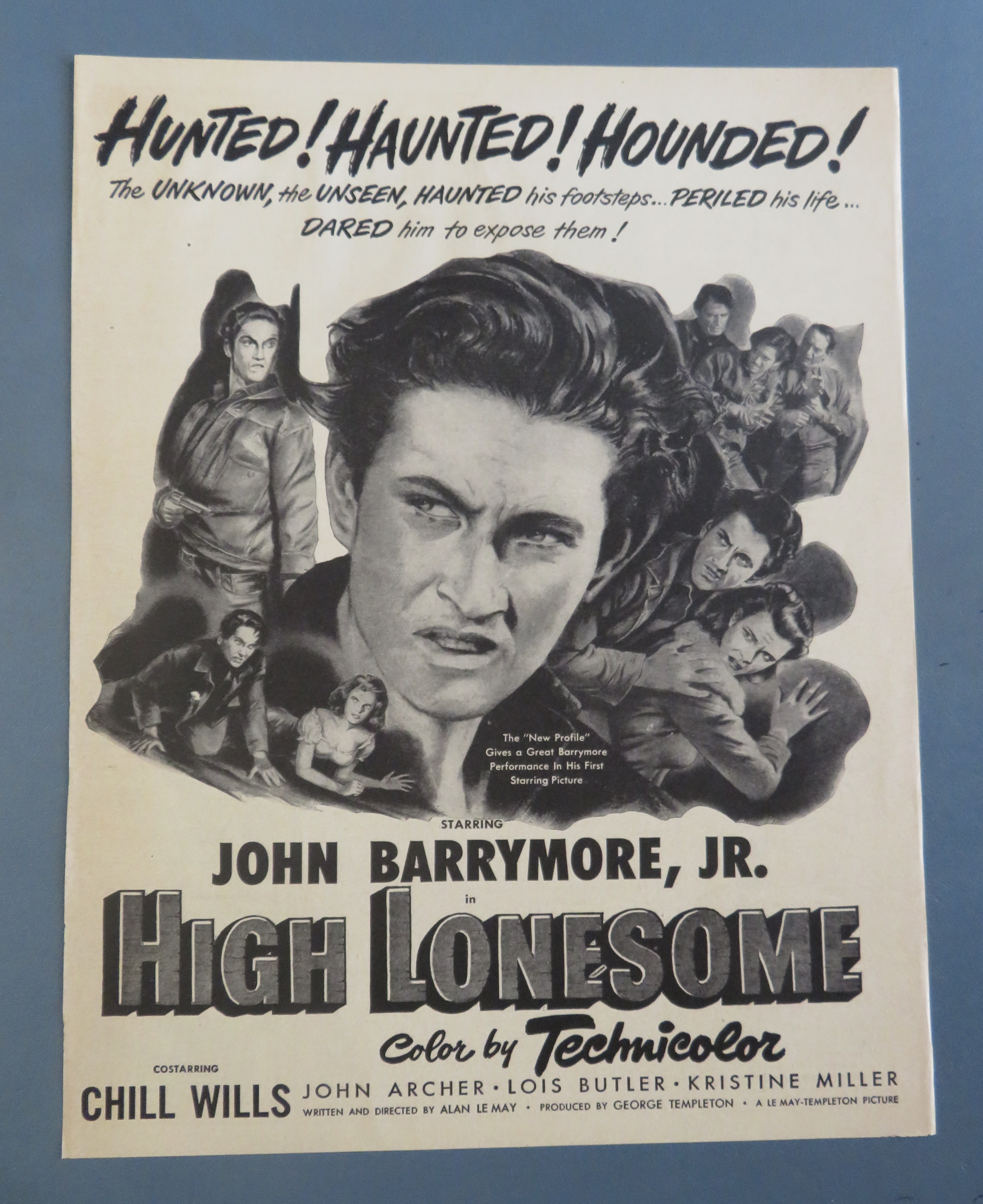 1950 High Lonesome with John Barrymore Jr