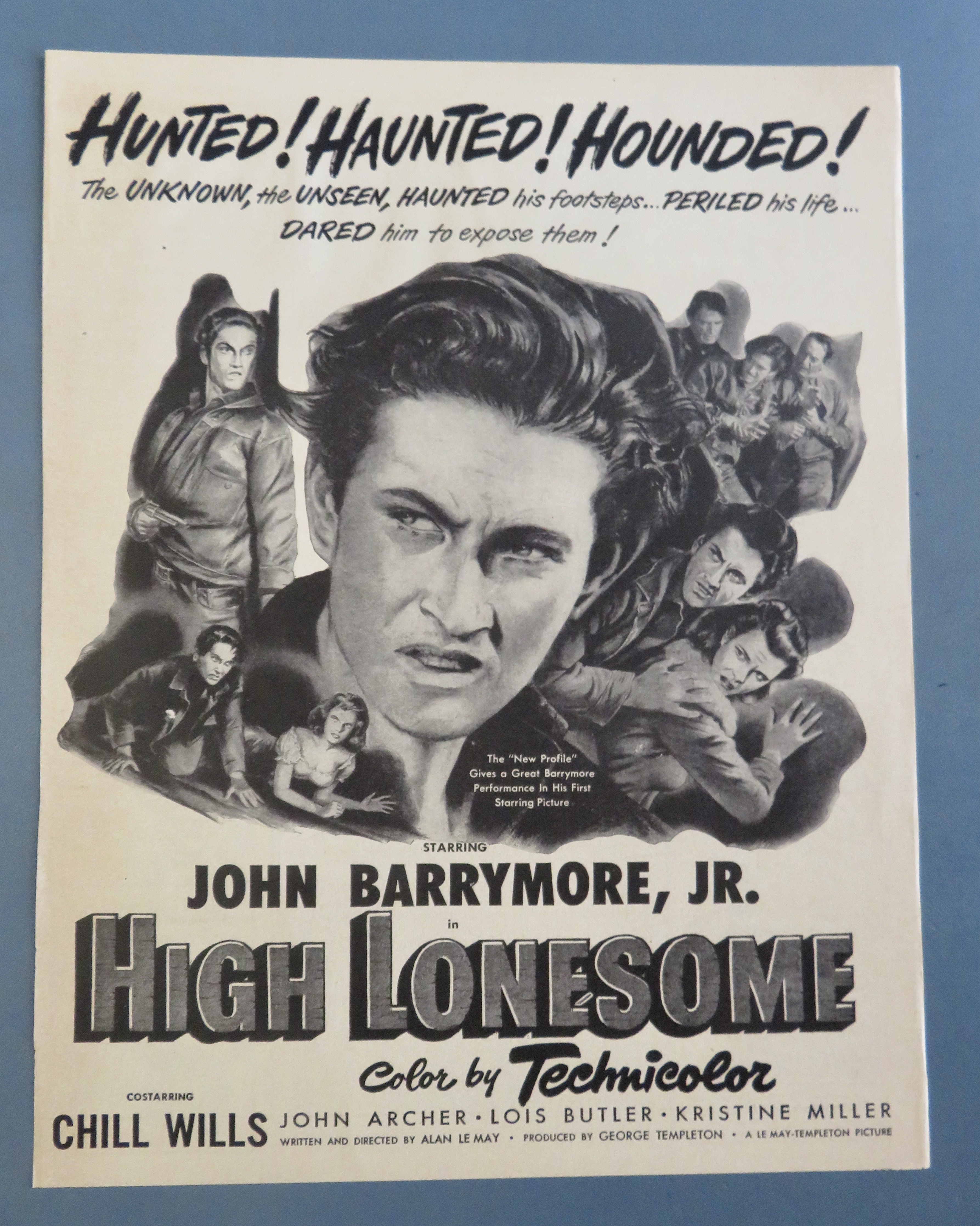1950 High Lonesome with John Barrymore Jr