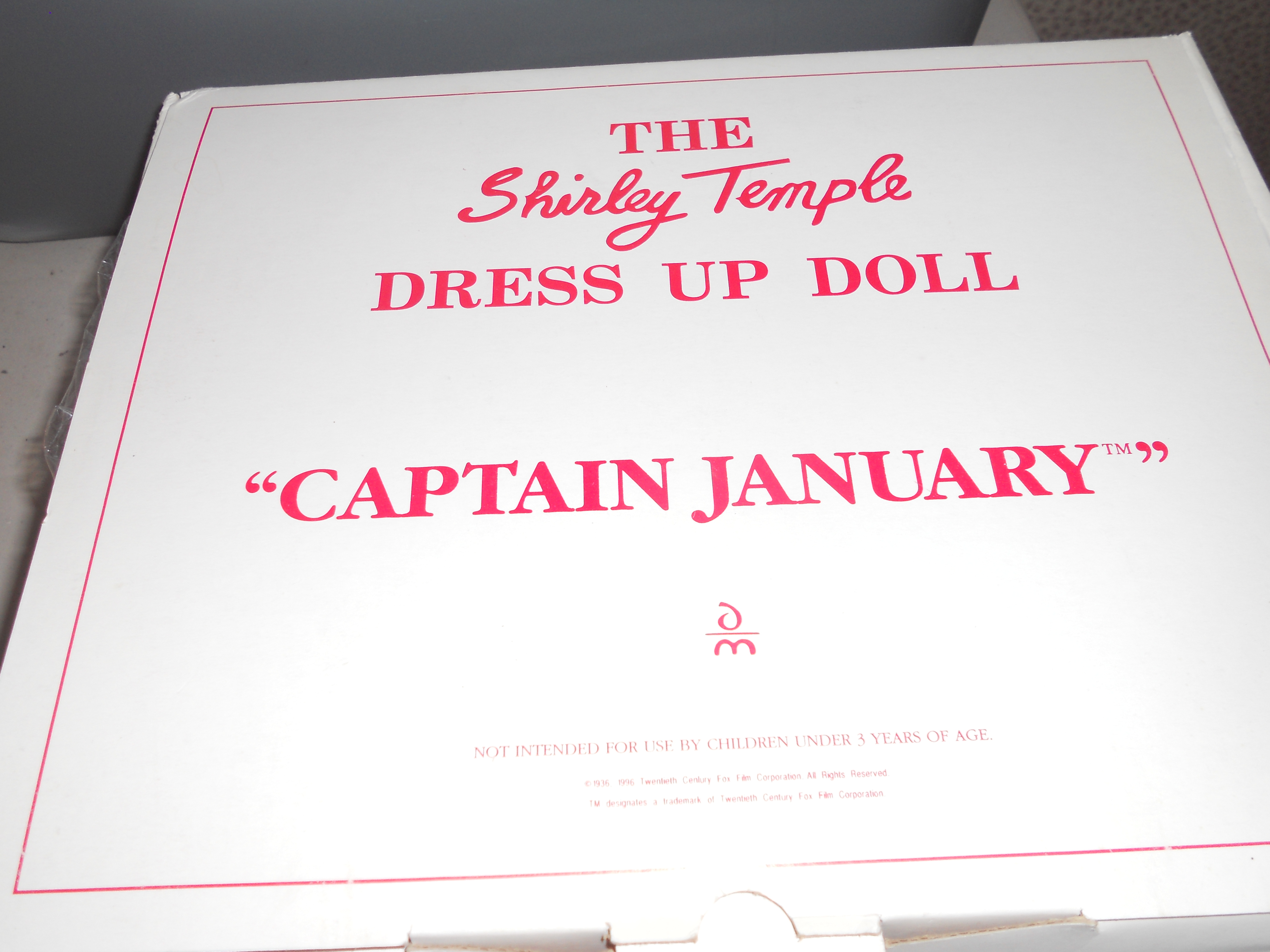 Shirley Temple Captain January Outfit MIB