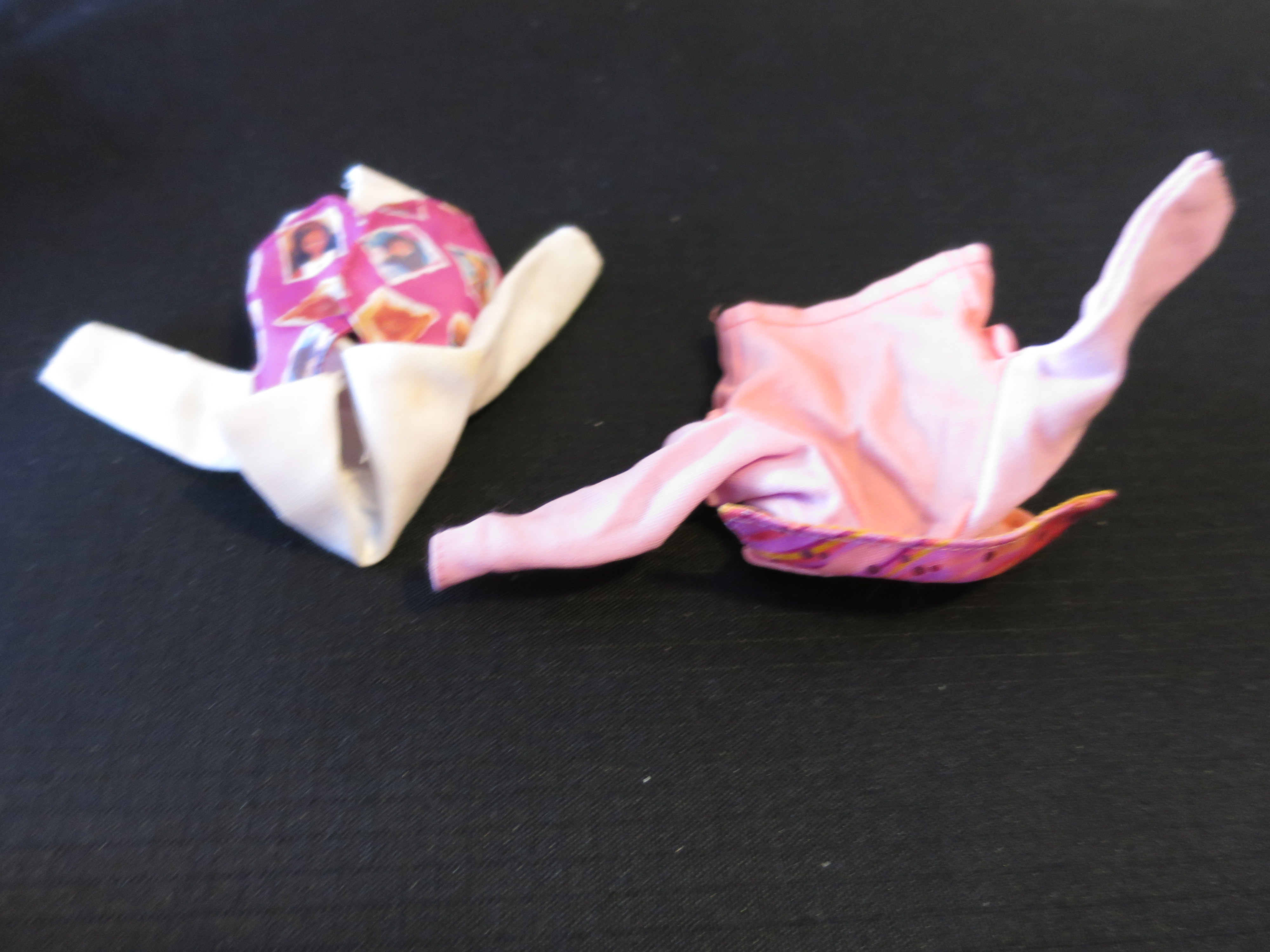 Barbie Accessories White with vest and coat Tagged Pink 1990s
