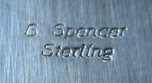 Sterling Silver Spotted Horse G Spencer Pendant