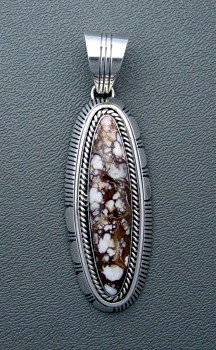Sterling Silver Spotted Horse G Spencer Pendant