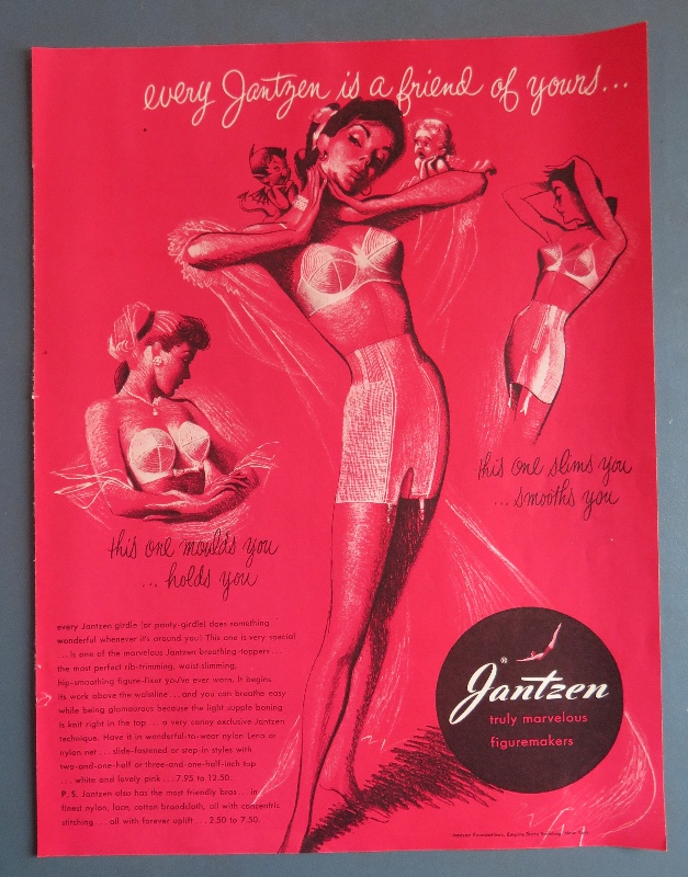 1951 Jantzen Figuremakers with Lovely Woman