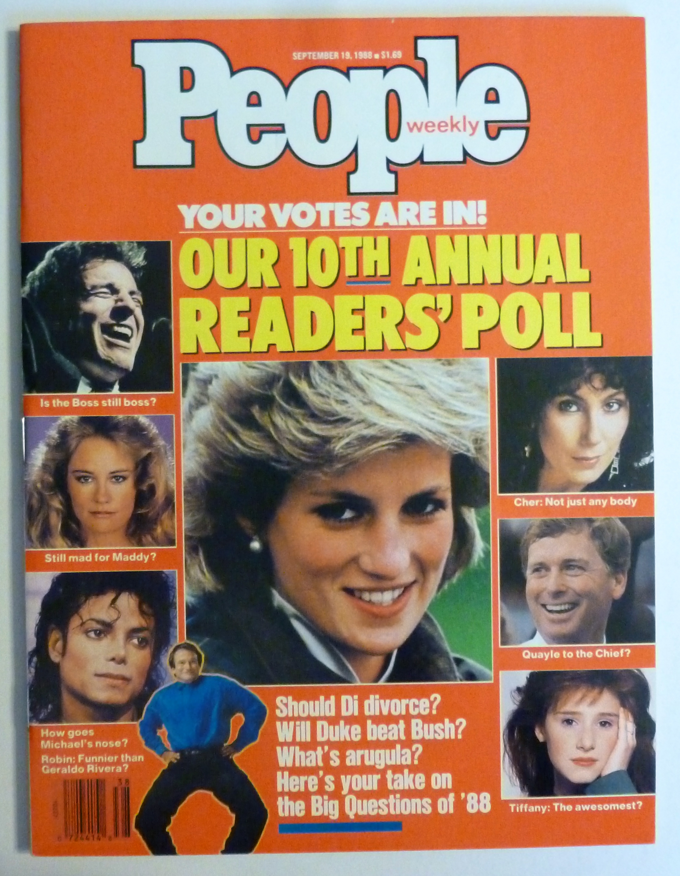 People Magazine September 19, 1988 10th Readers Poll