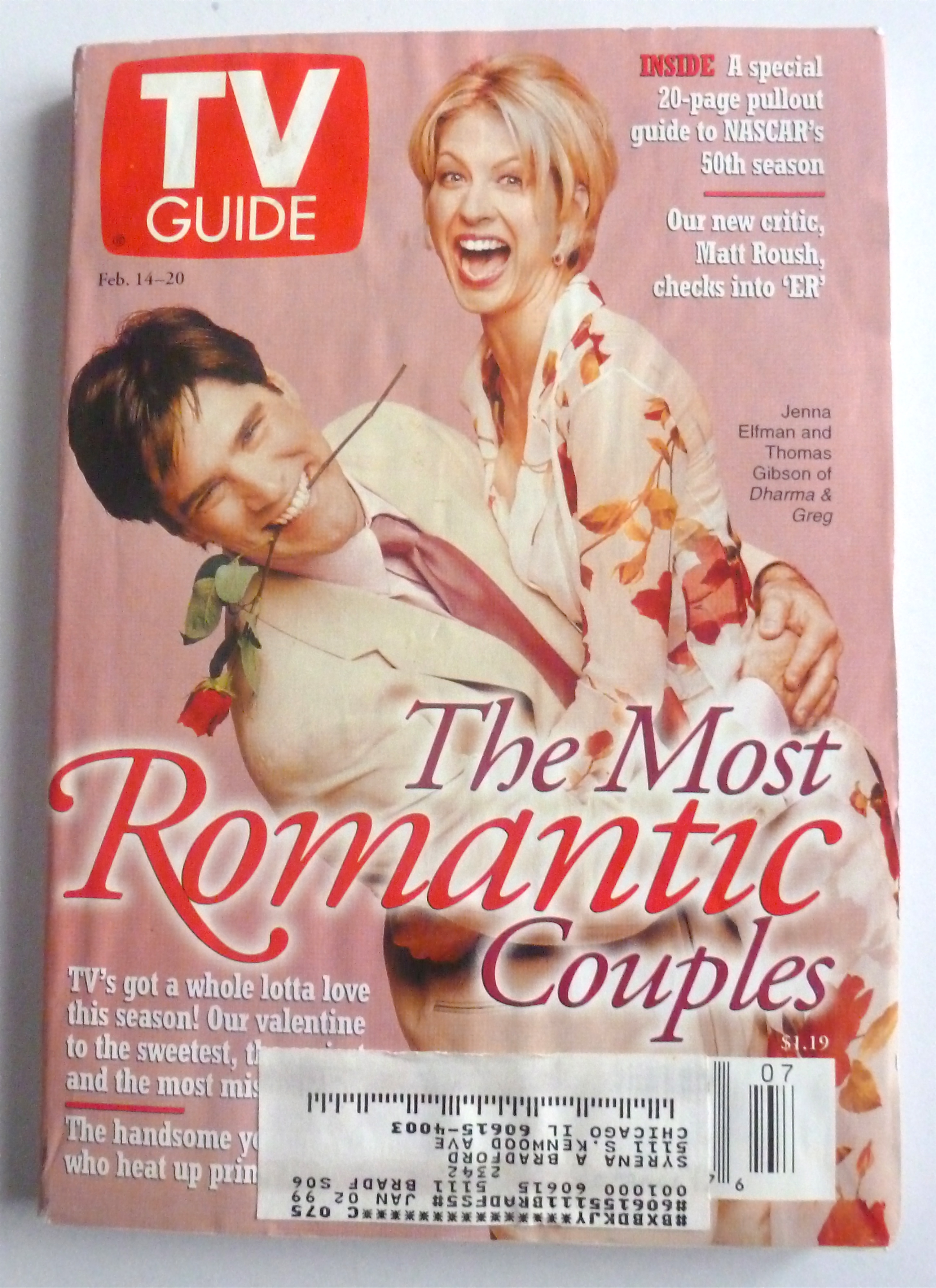 TV Guide-February 14-20, 1998-Most Romantic Couples