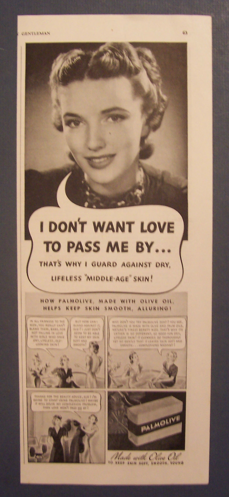 1940  Palmolive  Soap