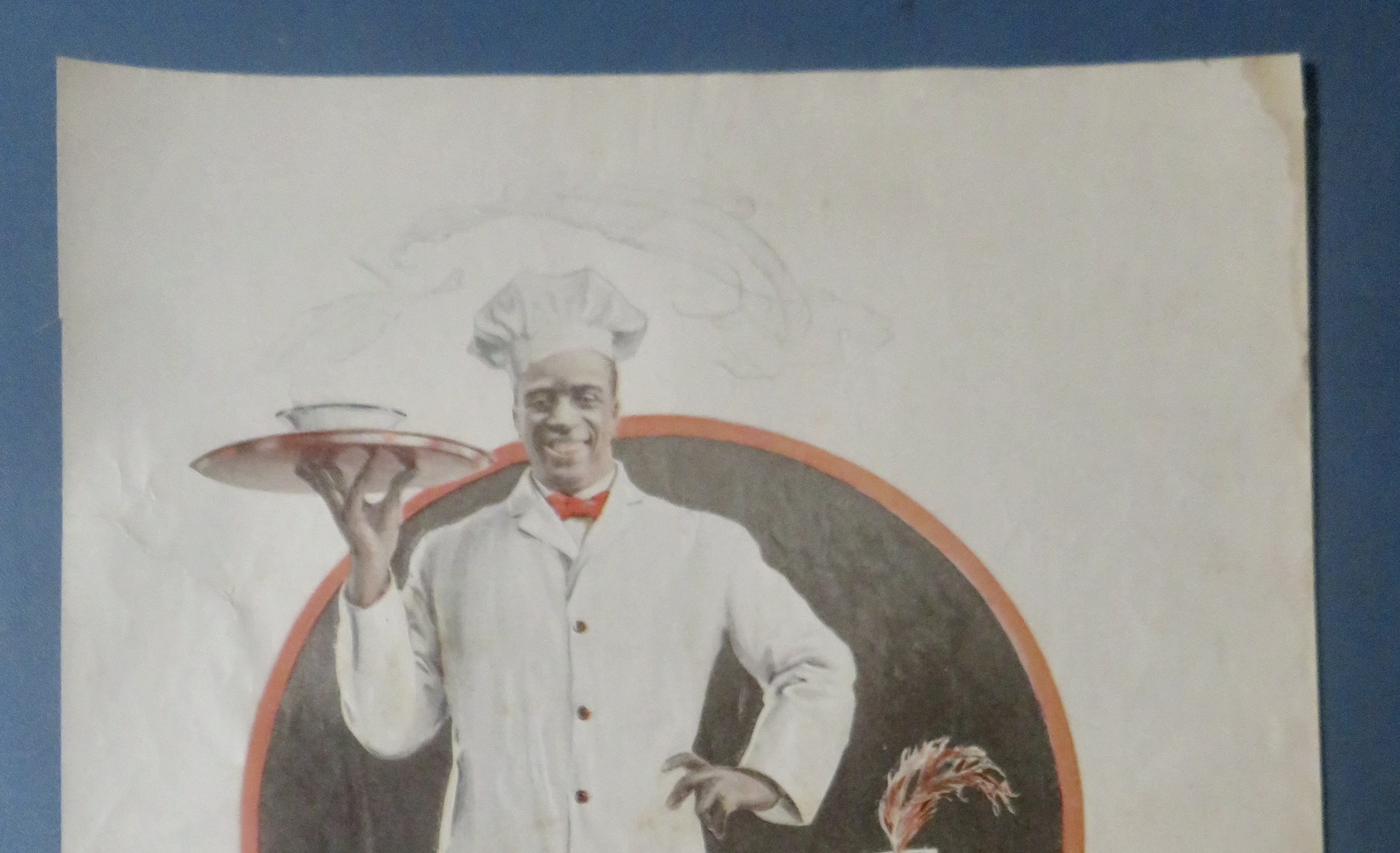 1921 Cream Of Wheat Cereal with Cereal Man & Little Boy