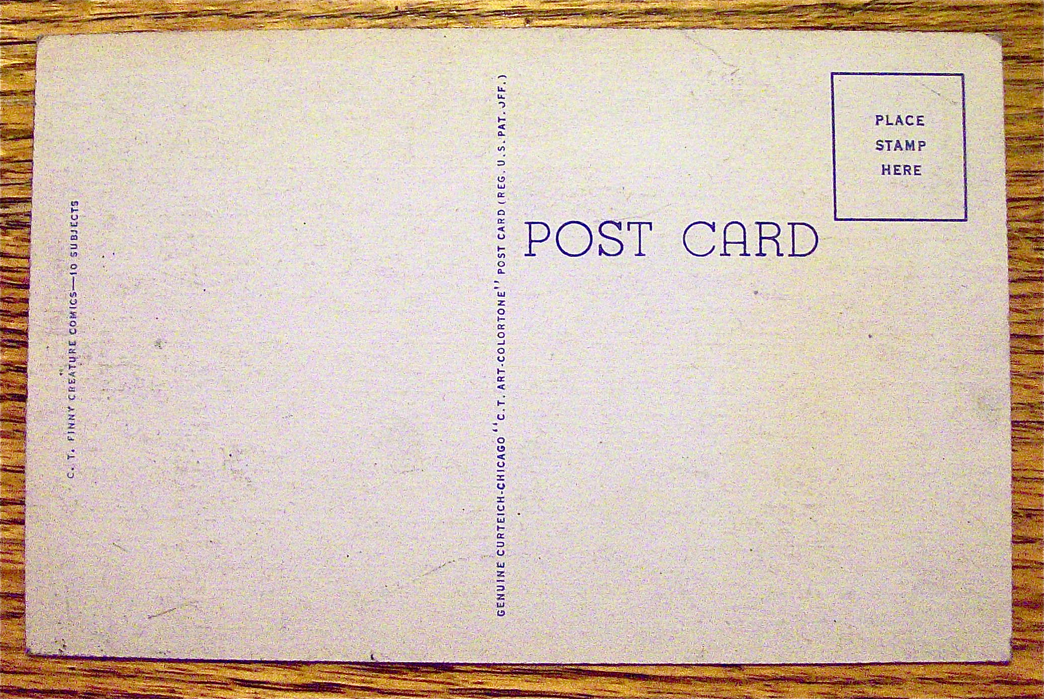 The Fisherman's Code with Two Fisherman Postcard