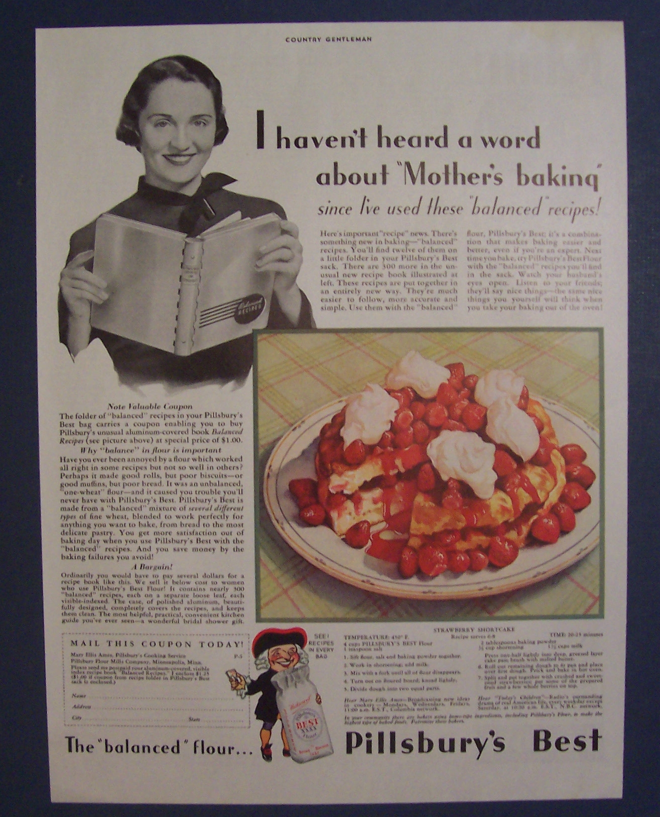 1934  Pillsbury's  Best  Flour