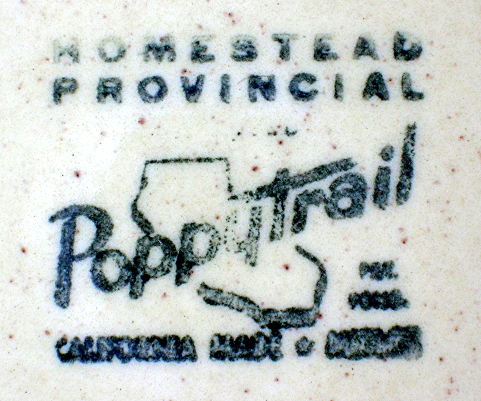 METLOX POPPYTRAIL 12 in CHOP PLATE Homestead Provincial