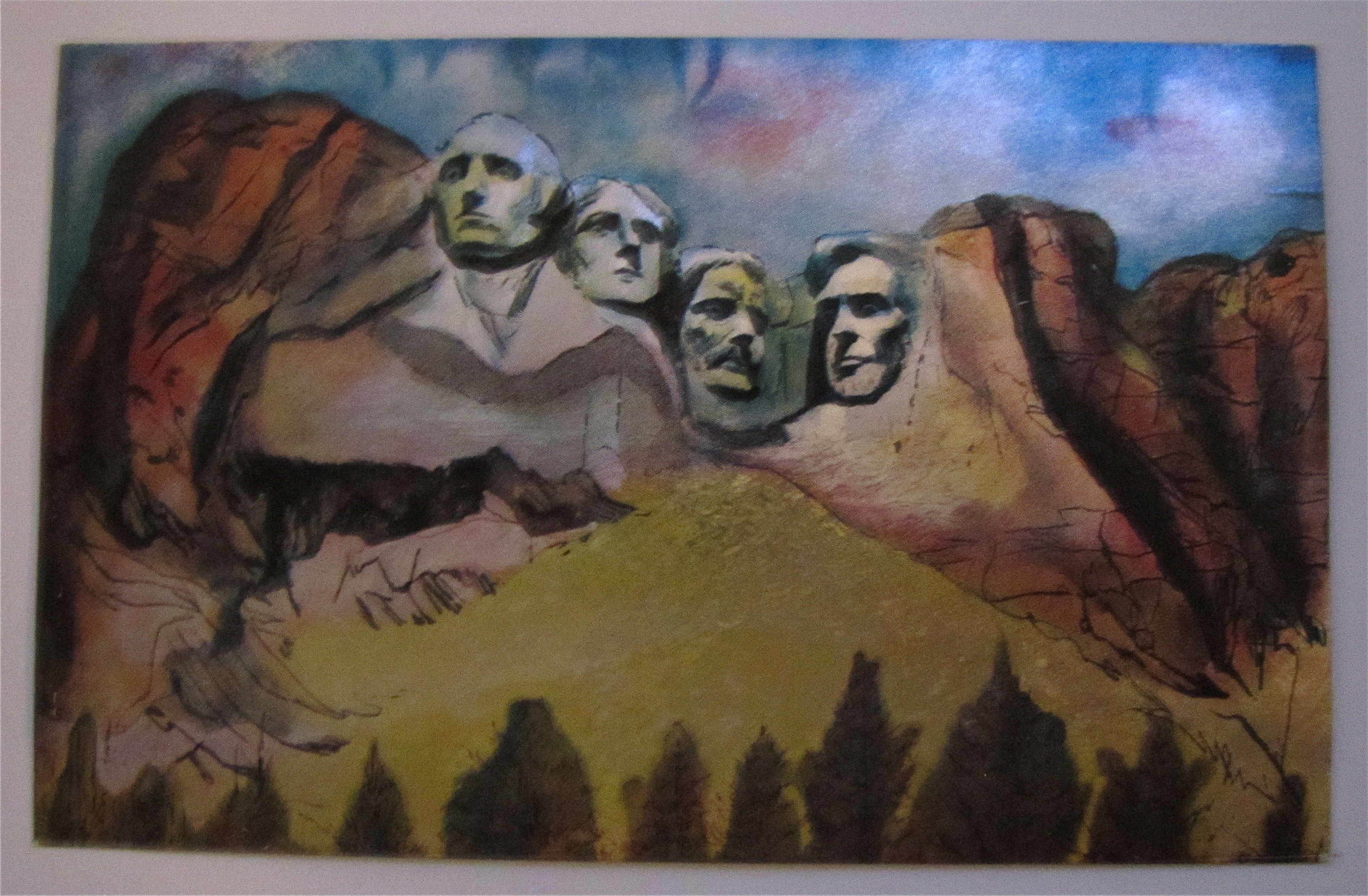 Mount Rushmore, Black Hills, South Dakota Postcard