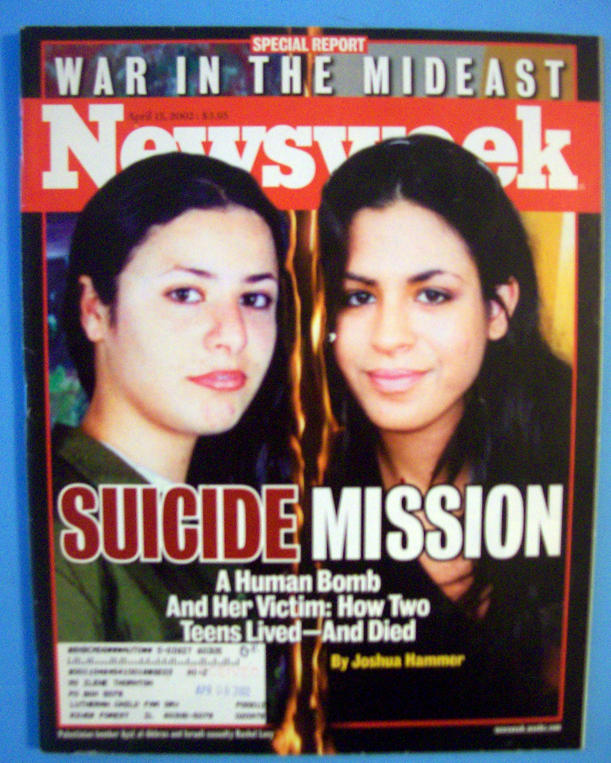 Newsweek Magazine-April 15, 2002-Suicide Mission
