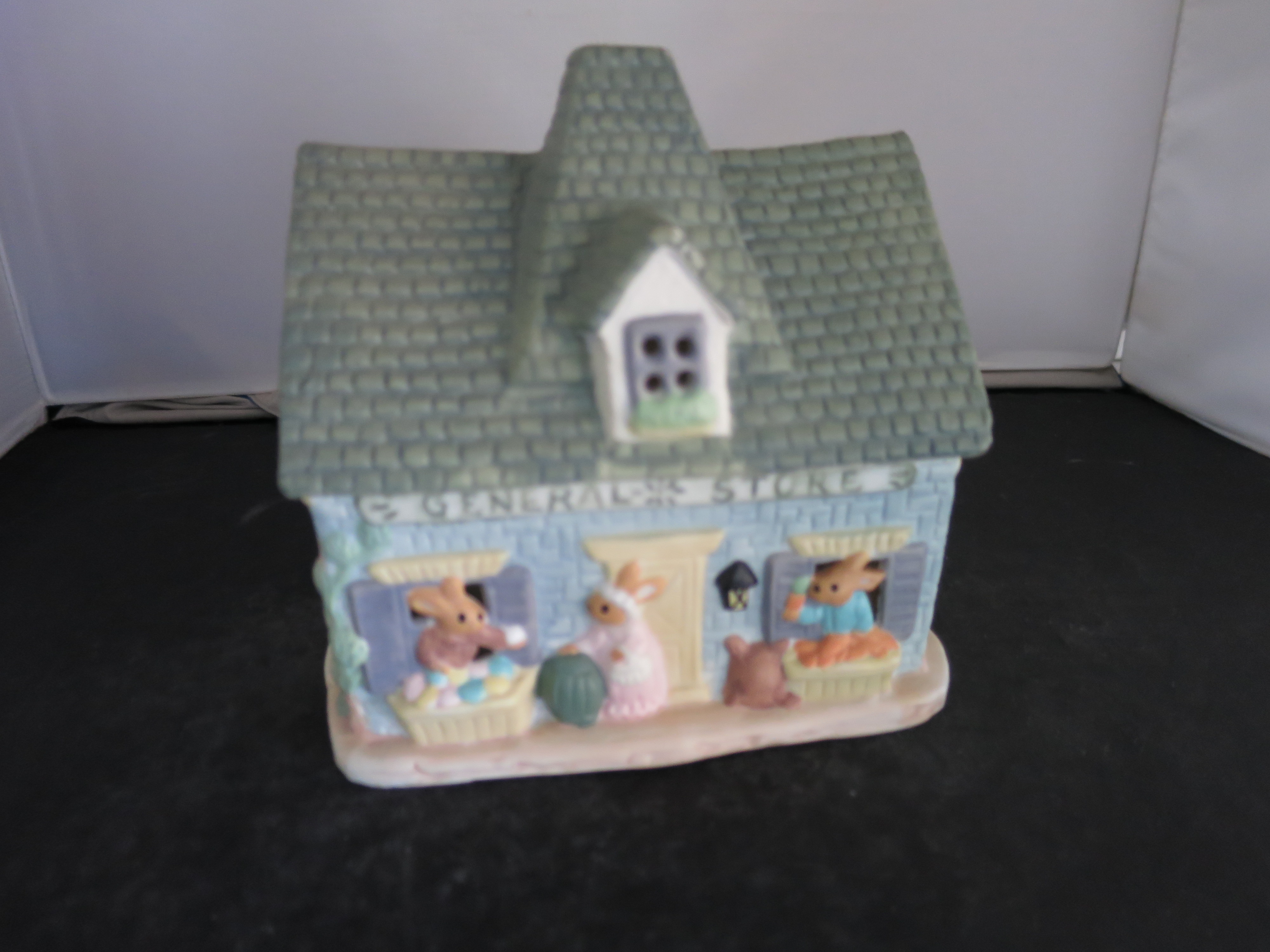 Light Up Easter House General Store Bunny Rabbit