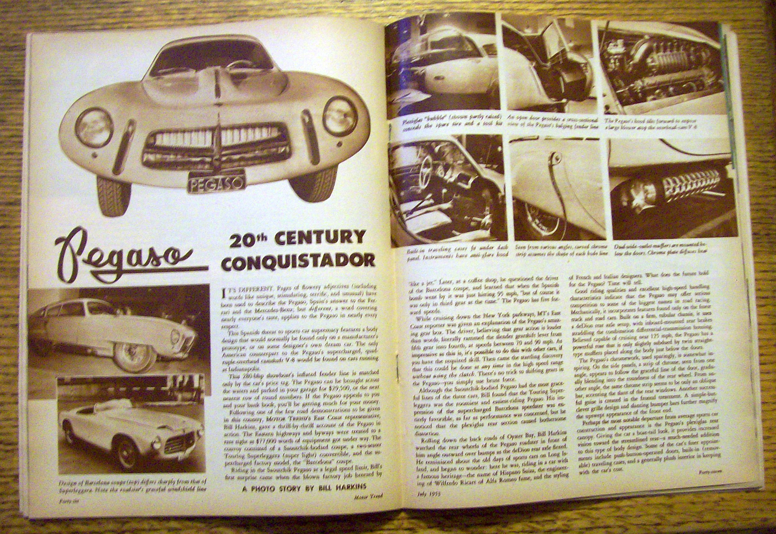 Motor Trend Magazine July 1953 Haunted Cars
